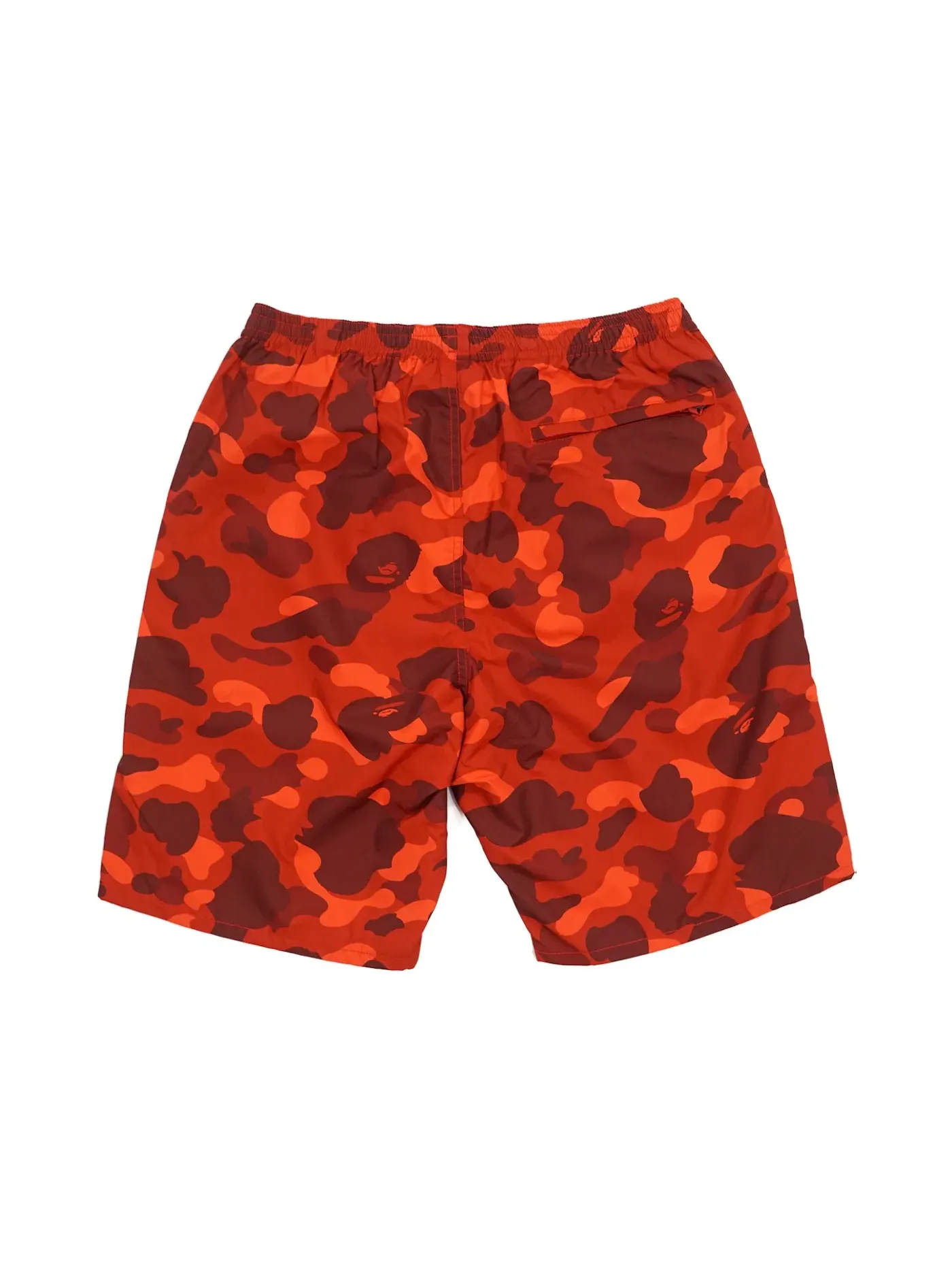 Мужские шорты с камуфляжным принтом BAPE — изображение 2 из 2, красный