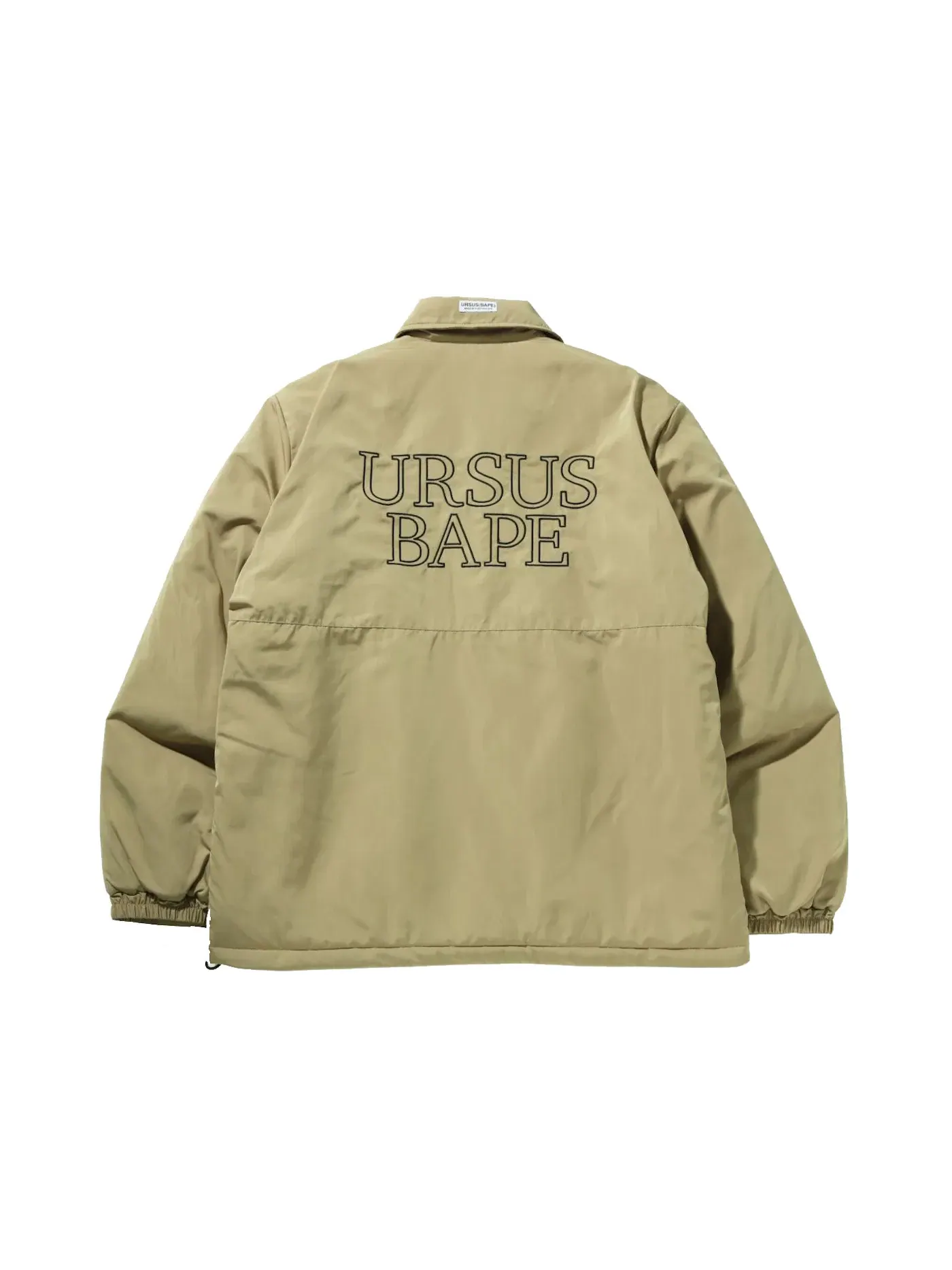Мужская куртка-пуховик без рукавов Blouson BAPE — изображение 2 из 2, бежевый