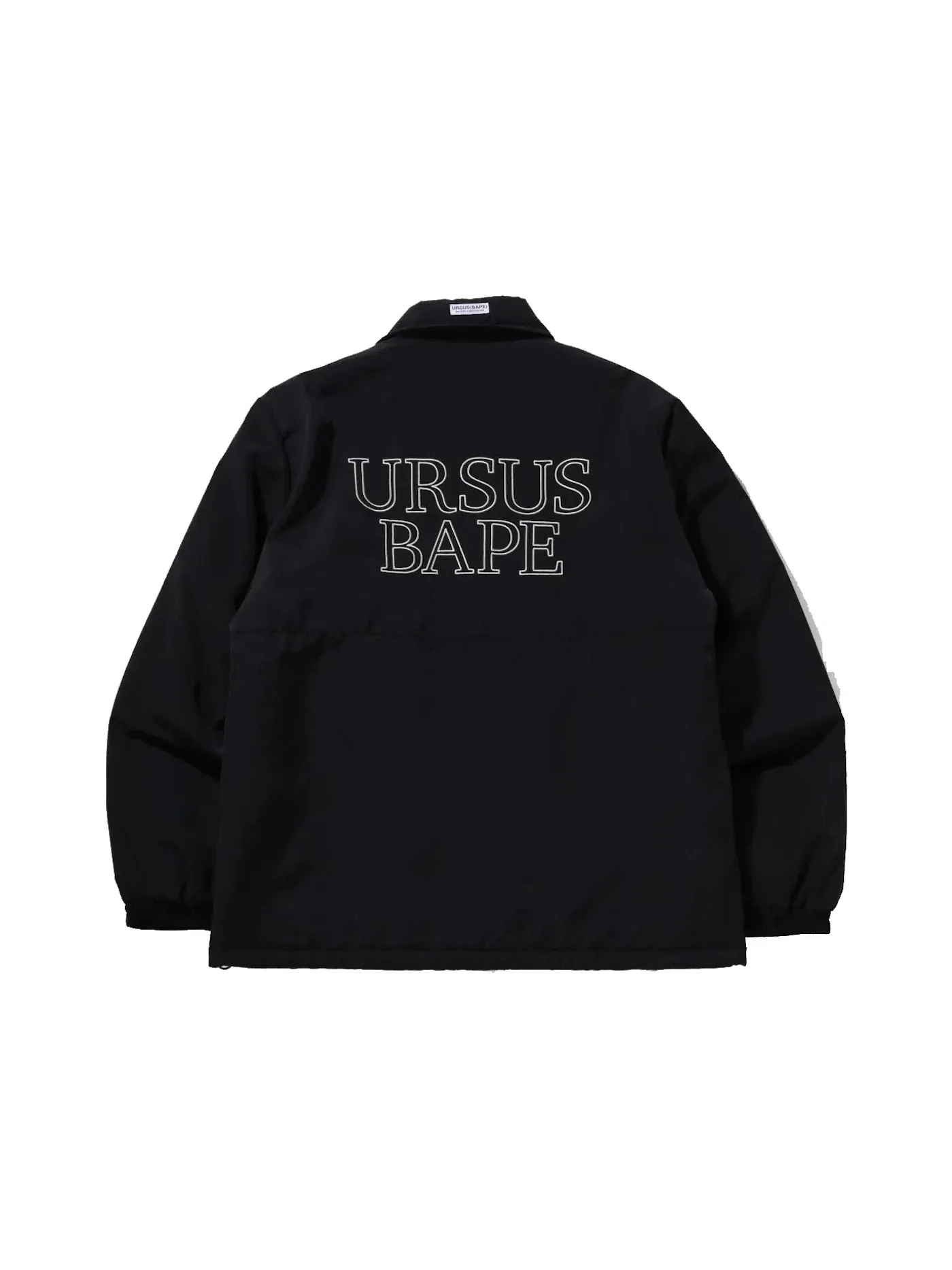 Мужская куртка-пуховик с принтом BAPE Ursus Puffer Blouson — изображение 2 из 2, черный