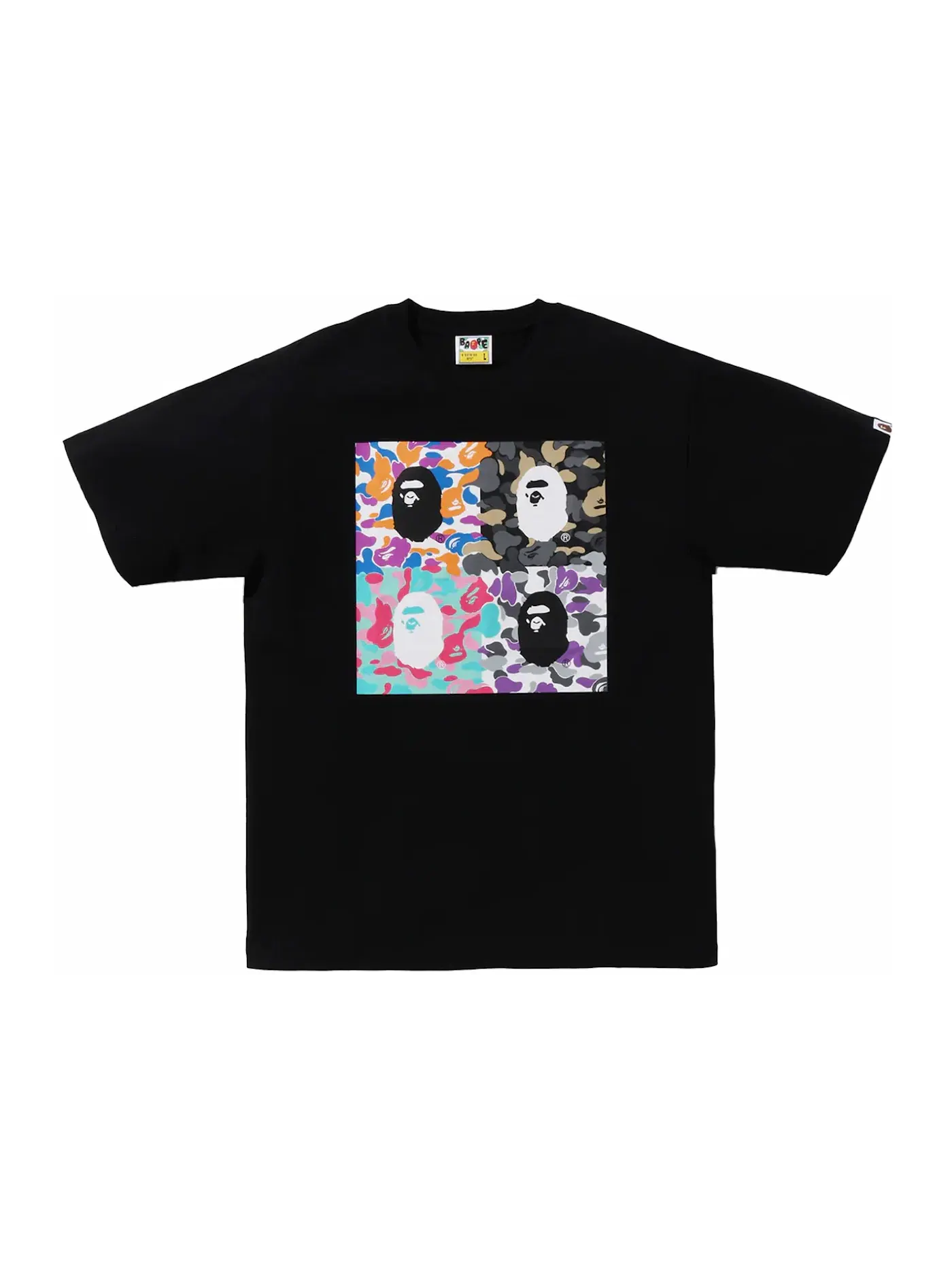 Мужская футболка с принтом BAPE US Limited Collection Tee BAPE — изображение 1 из 2, черный