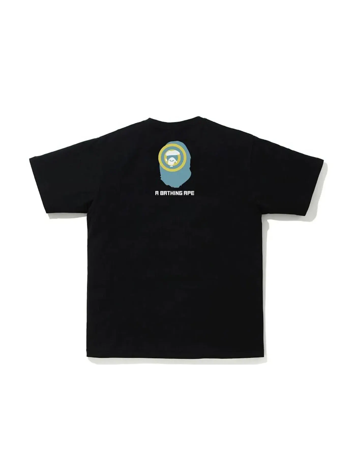 Мужская футболка с принтом BAPE Tee BAPE — изображение 2 из 2, черный