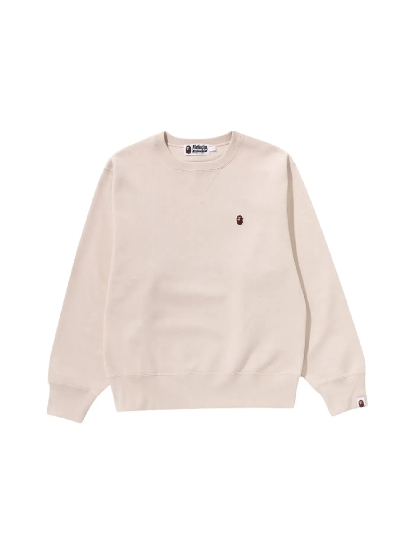 Женский свитшот BAPE Sweatshirt — изображение 1 из 1, бежевый