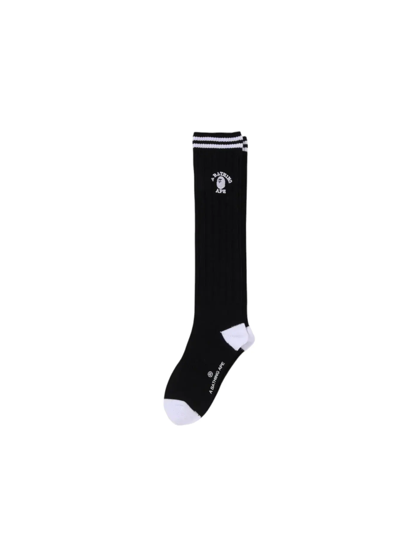 Женские носки свободного кроя College Loose Socks BAPE — изображение 1 из 2, черный