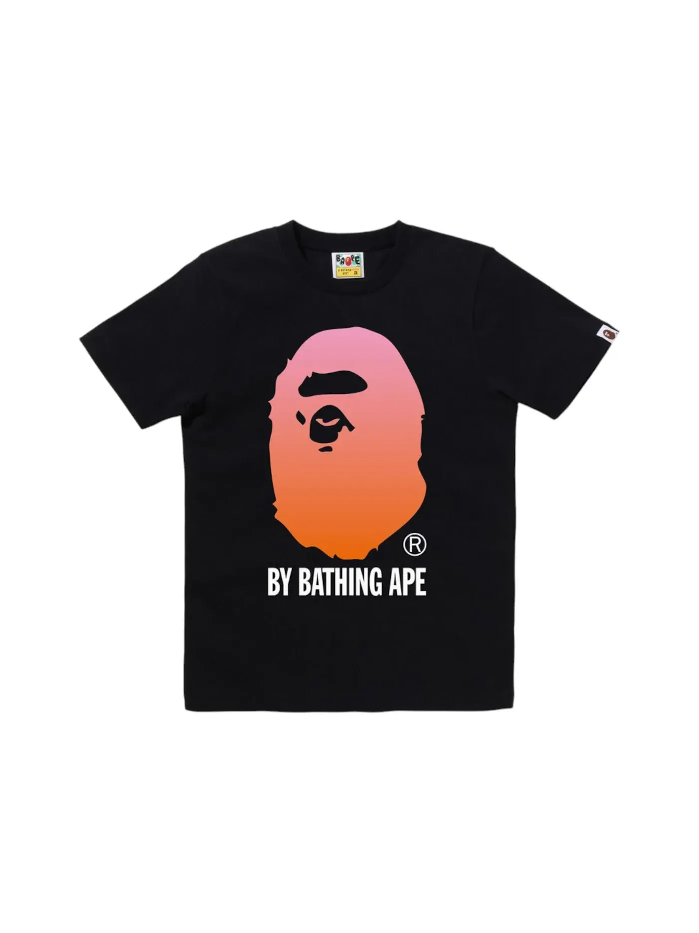 Женская футболка с градиентом BAPE Tee — изображение 1 из 1, черный