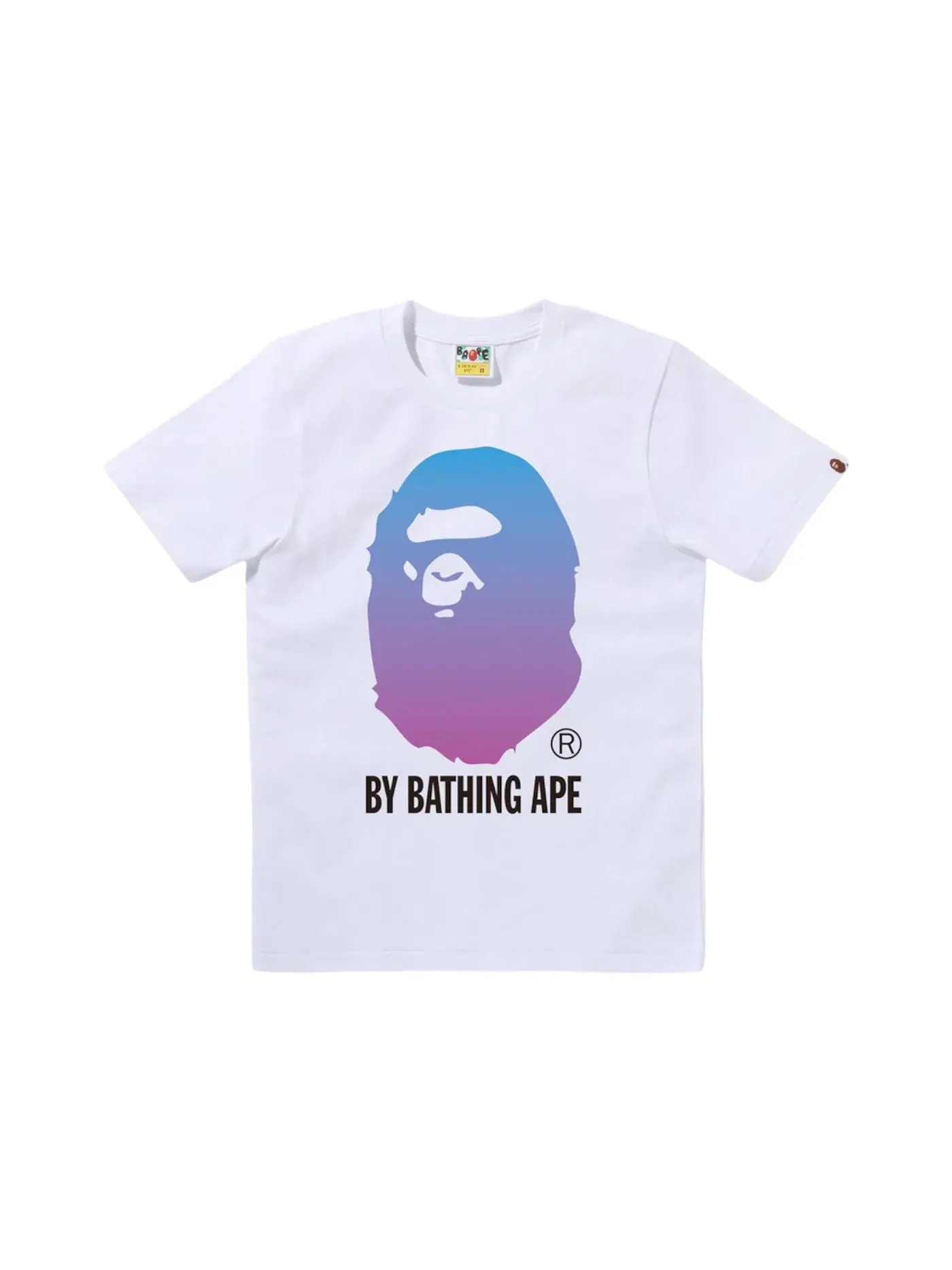 Женская футболка с градиентом BAPE Tee — изображение 1 из 1, белый