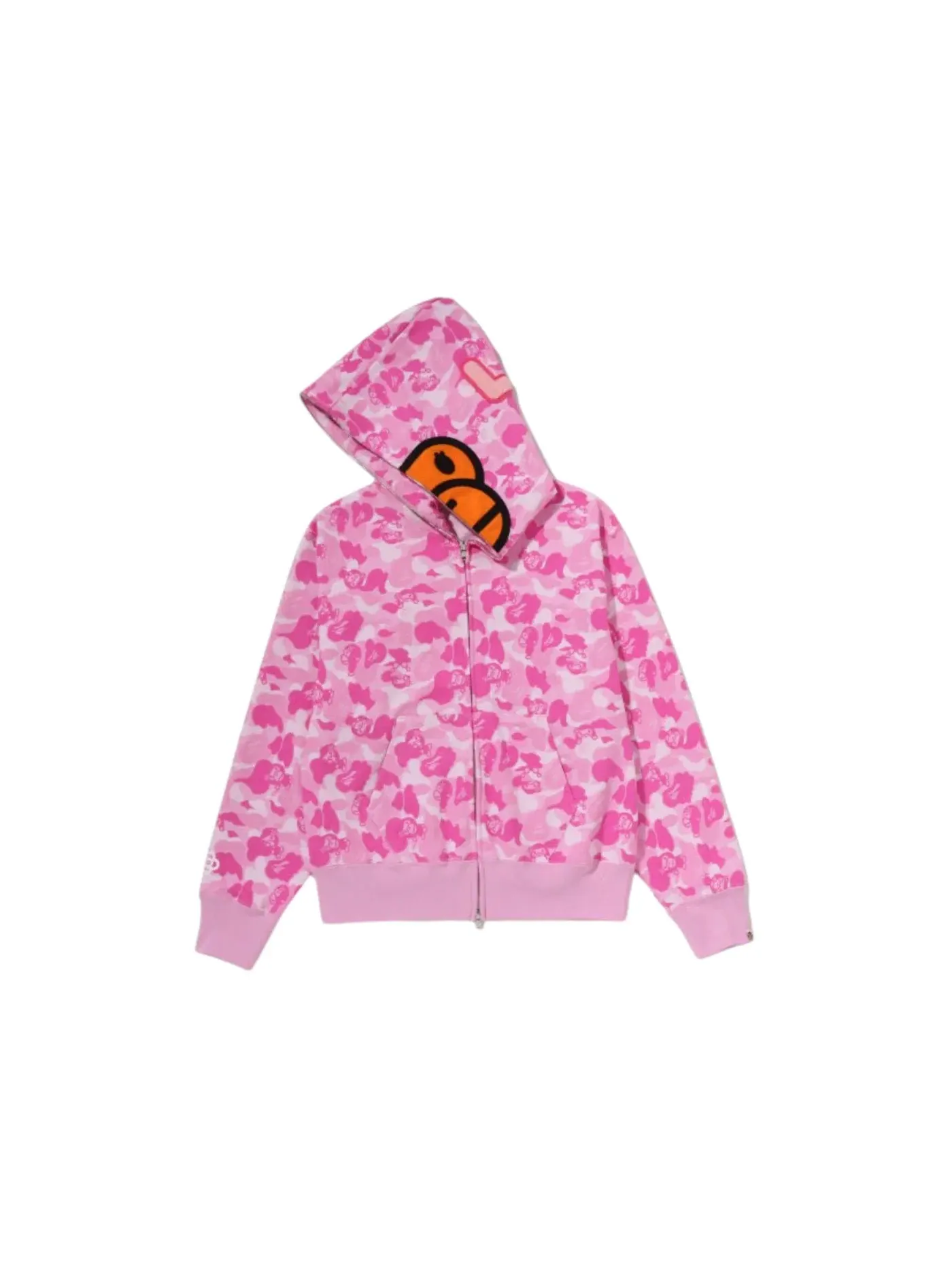 Женская худи с принтом BAPE Hoodie — изображение 2 из 2, розовый