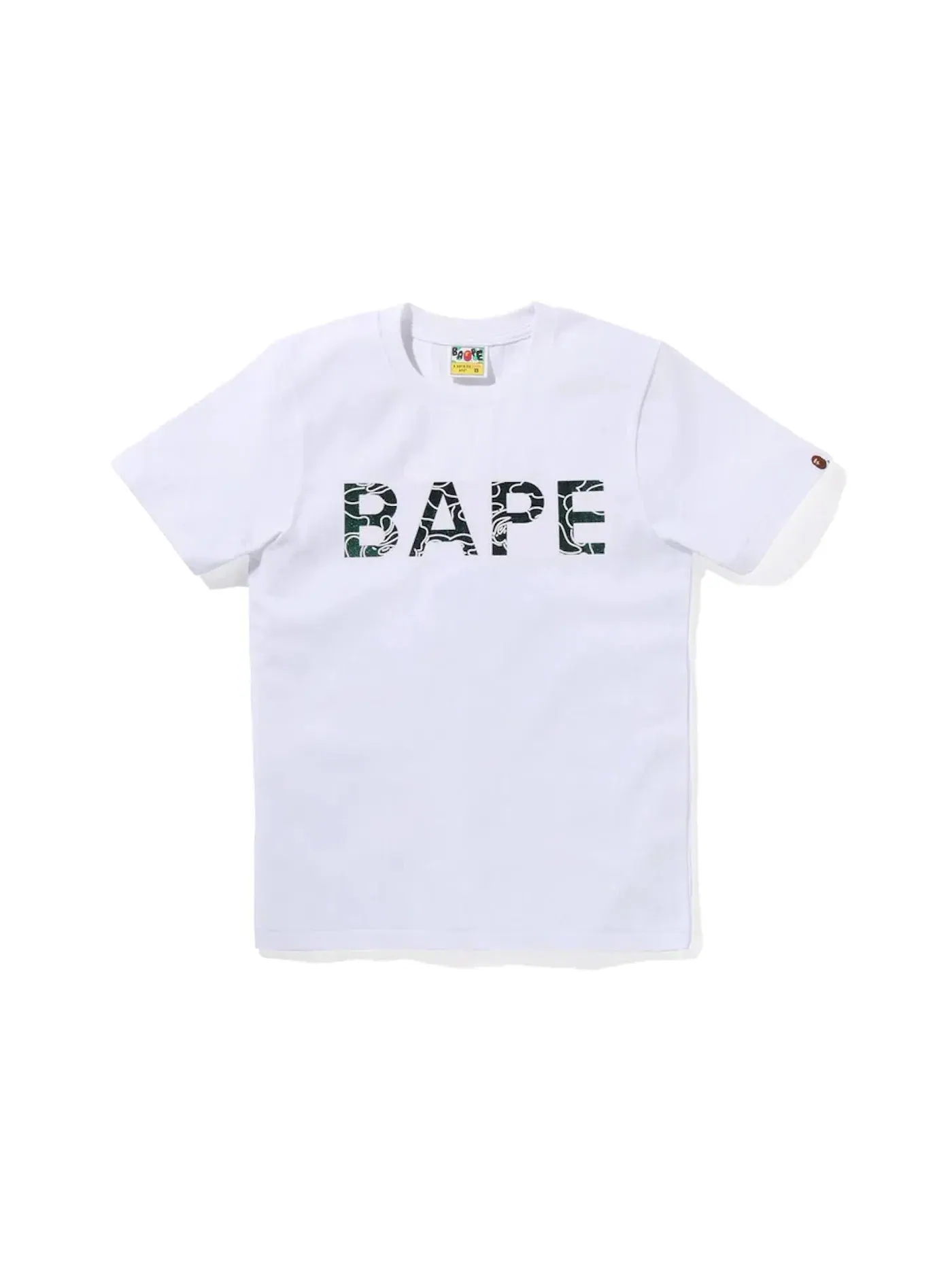 Женская футболка Neon Camo Glitter BAPE — изображение 1 из 1, белый