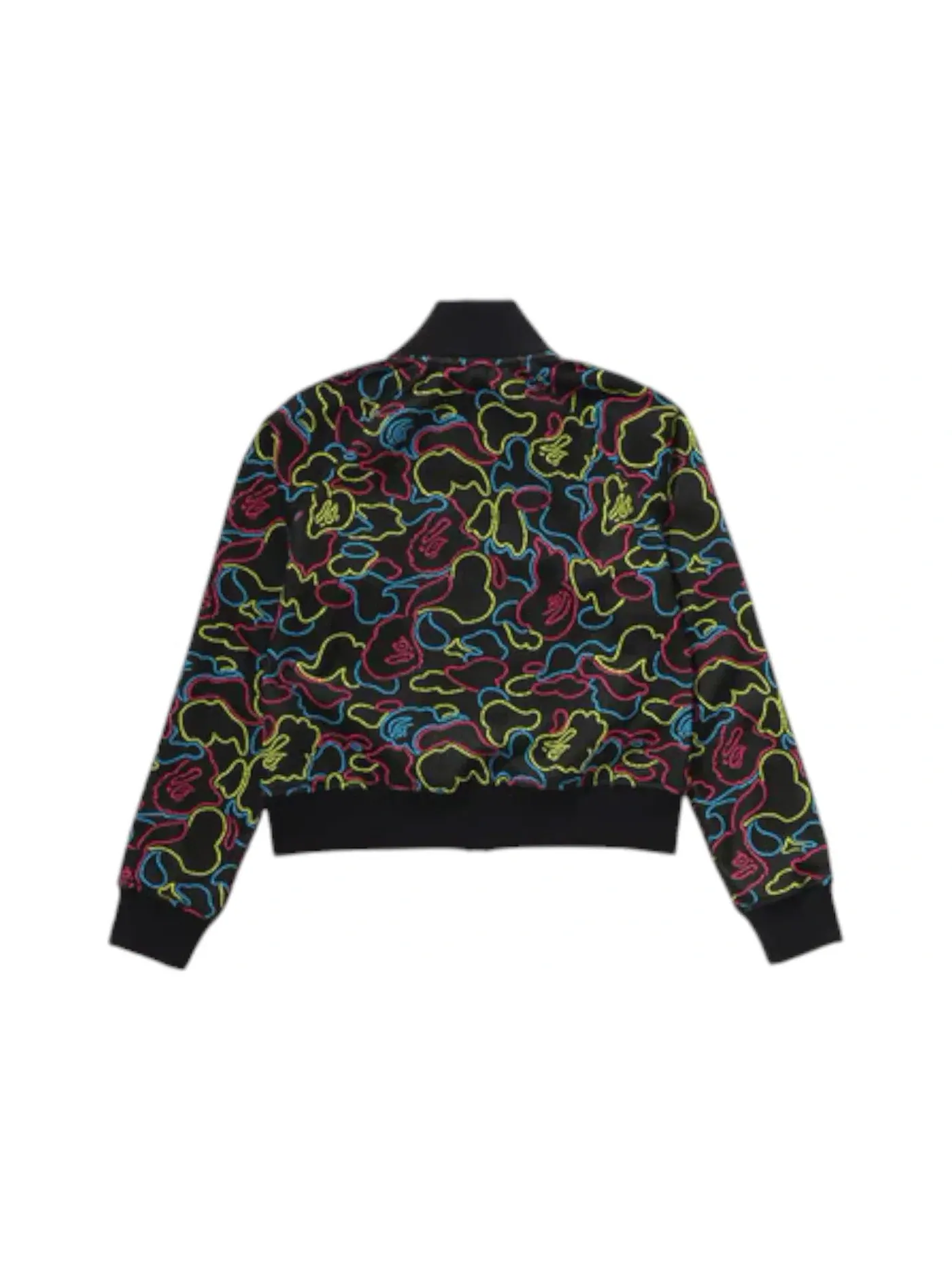 Женская куртка с принтом Neon Camo Jacquard BAPE — изображение 2 из 2, мульти