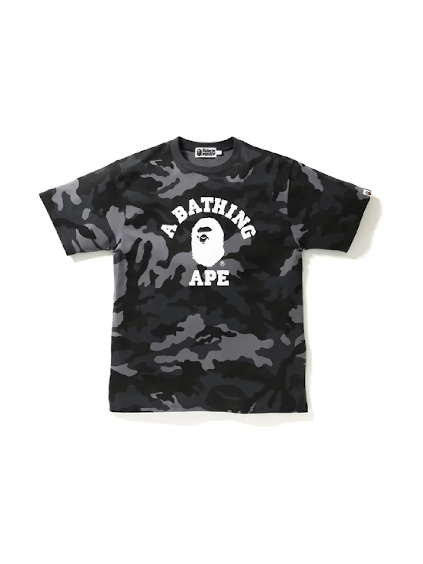 Мужская футболка с принтом BAPE Tee BAPE — изображение 1 из 2, черный