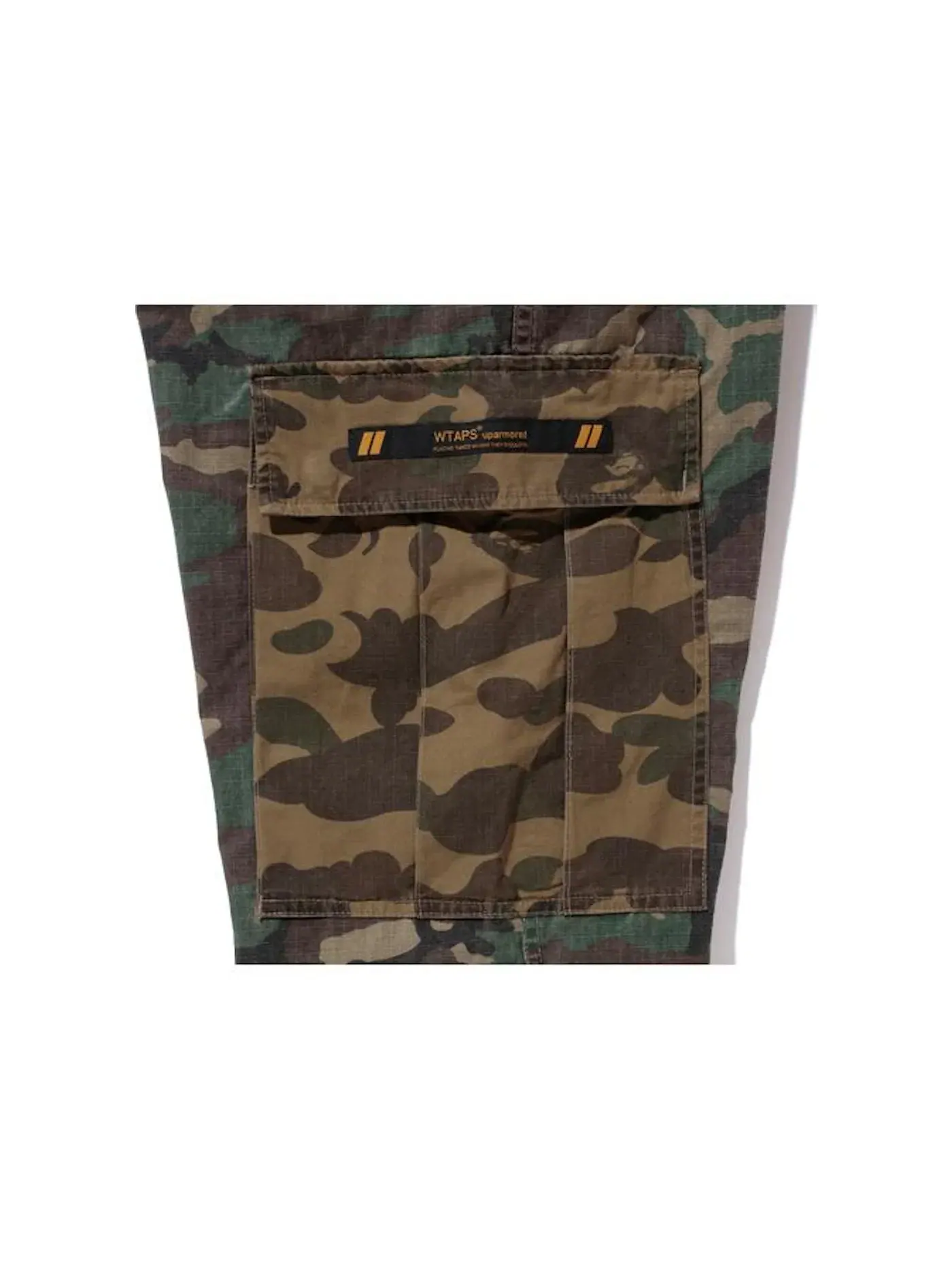Мужские штаны-карго из хлопка BAPE Trousers — изображение 3 из 3, зеленый