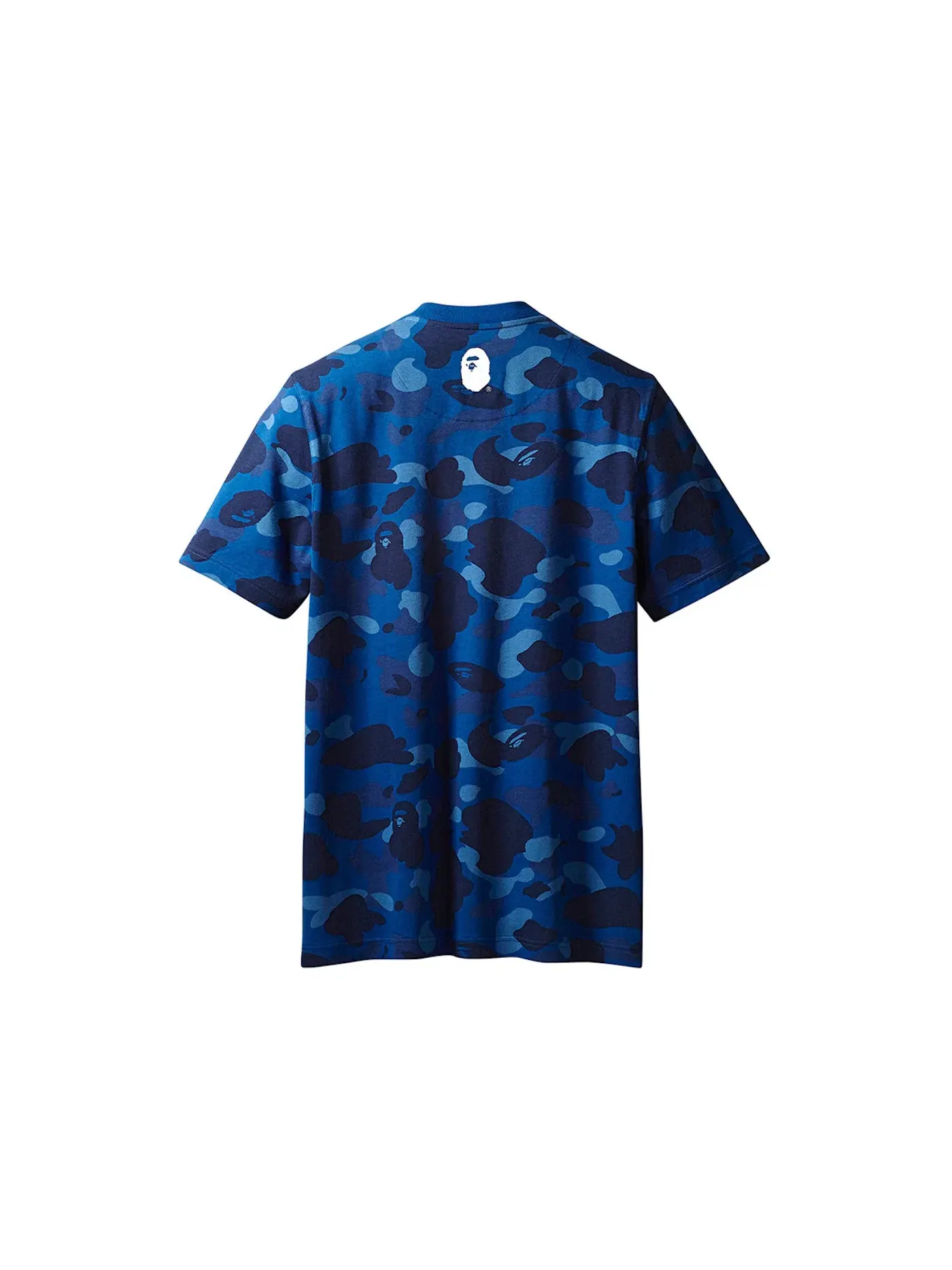 Мужская футболка с принтом BAPE x Adidas adicolor Tee BAPE — изображение 2 из 2, синий