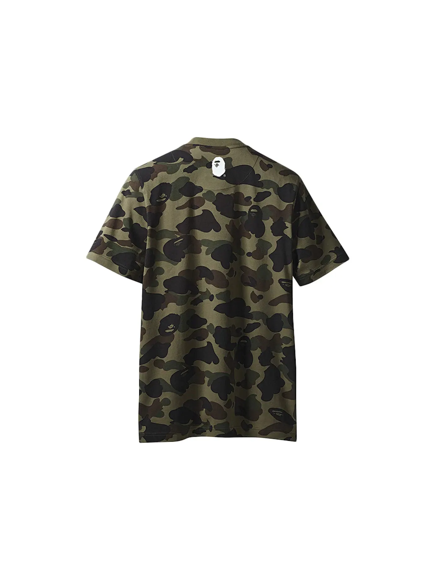 Мужская футболка с длинным рукавом BAPE Tee — изображение 2 из 2, оливковый