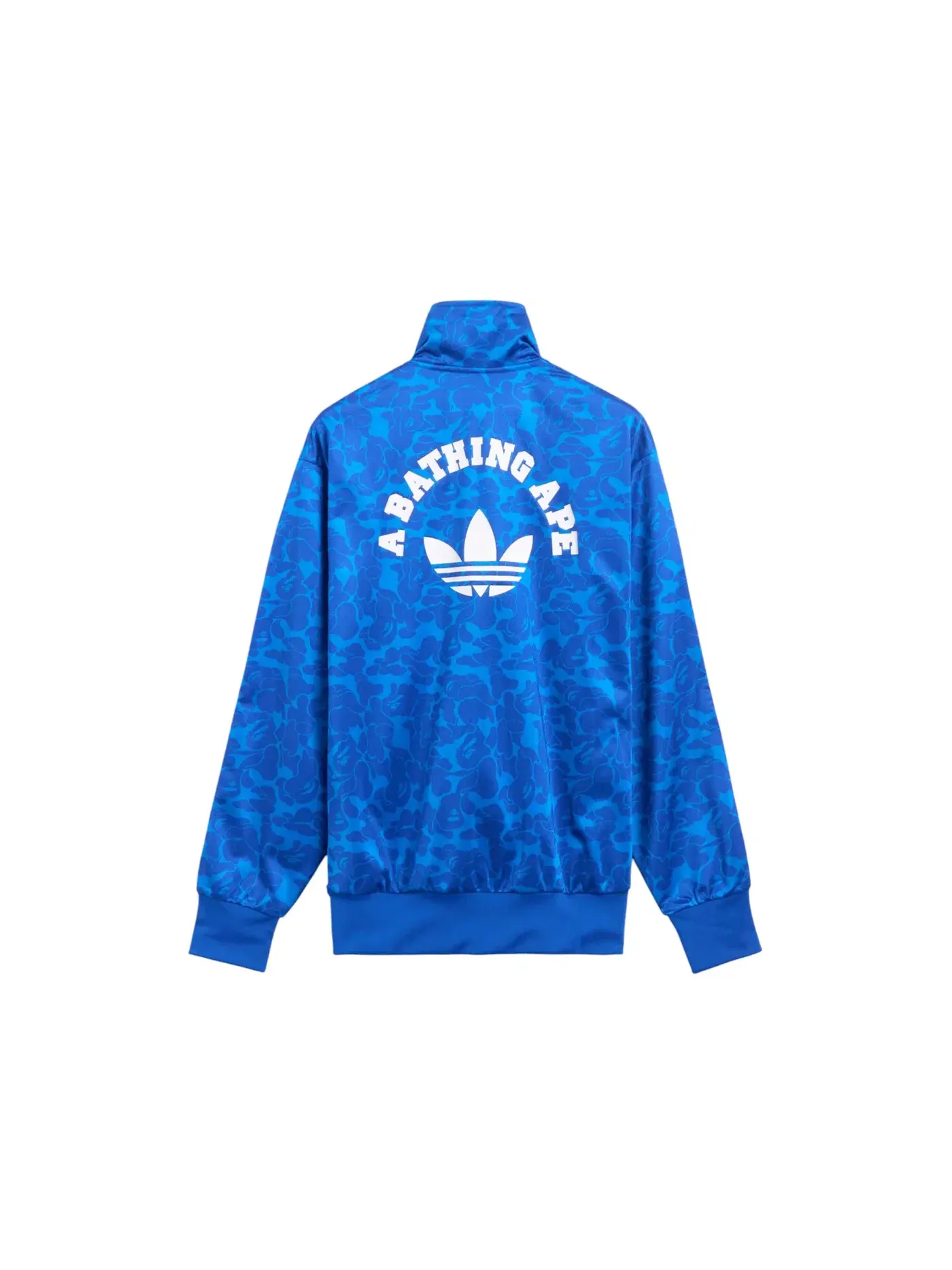 Мужская куртка с принтом BAPE x Adidas SSTR Track Jacket — изображение 2 из 2, синий