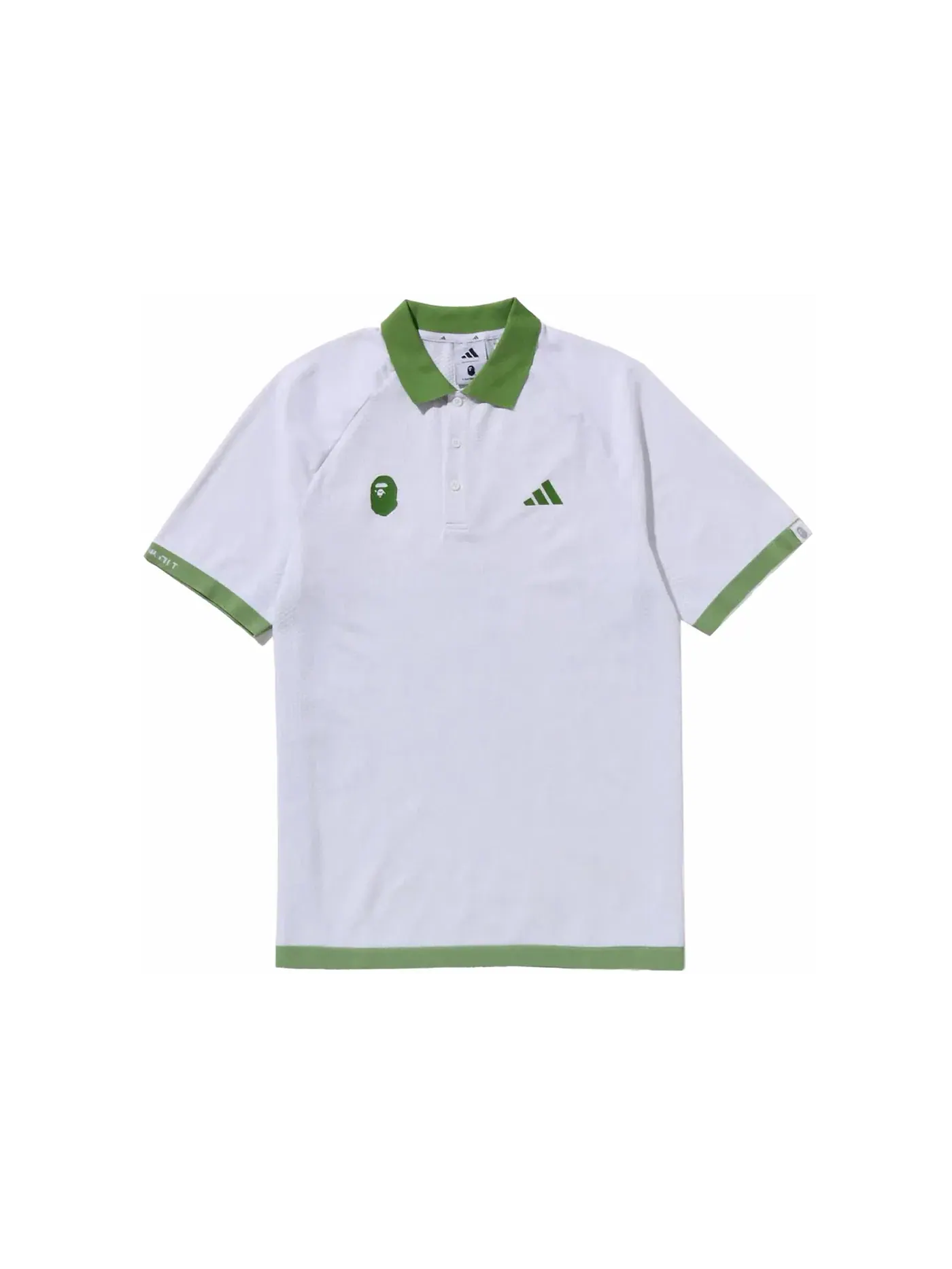 Унисекс-рубашка-поло с коротким рукавом Polo BAPE — изображение 1 из 2, белый
