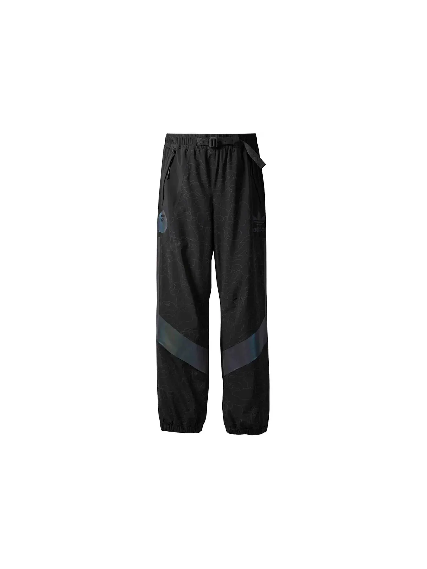 Мужские штаны с принтом Pants BAPE — изображение 1 из 3, черный