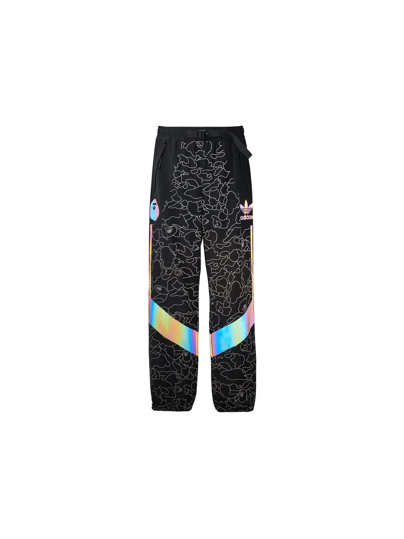 Мужские штаны с принтом Pants BAPE — изображение 3 из 3, черный