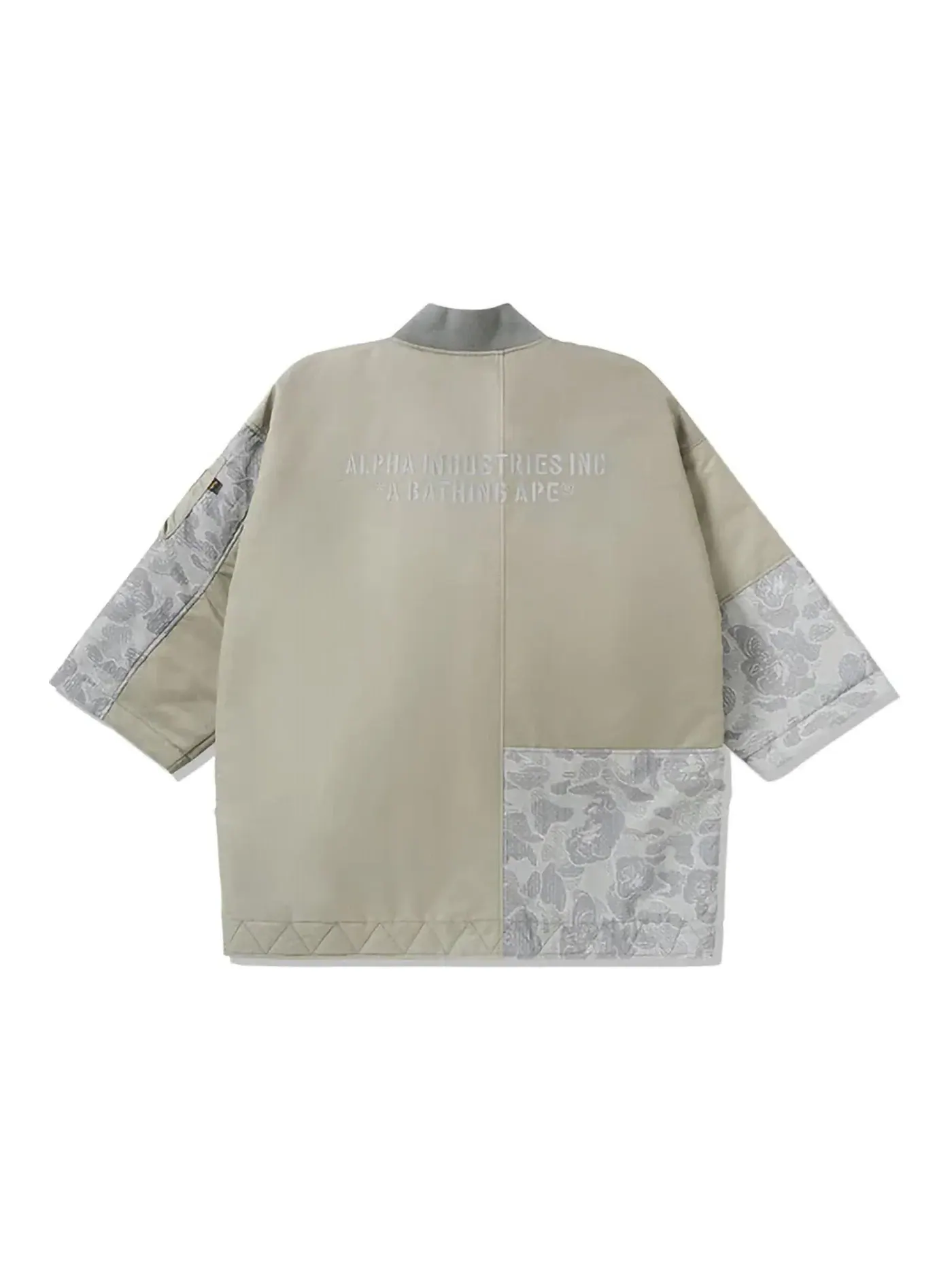 Мужская куртка-кимоно двусторонняя Jacket BAPE — изображение 2 из 2, оливковый