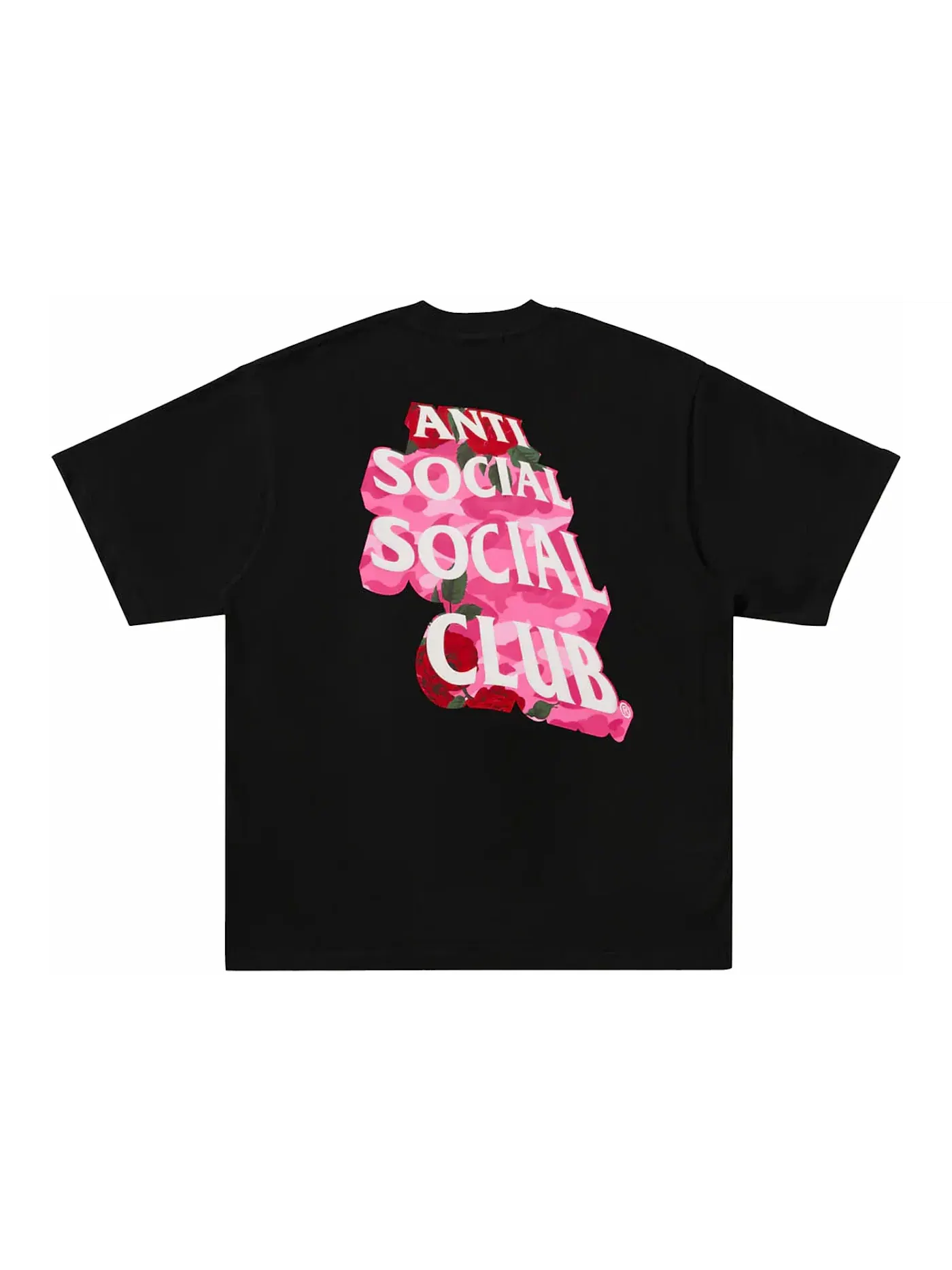 Мужская футболка с принтом BAPE x Anti Social Social Club II Tee BAPE — изображение 1 из 2, черный