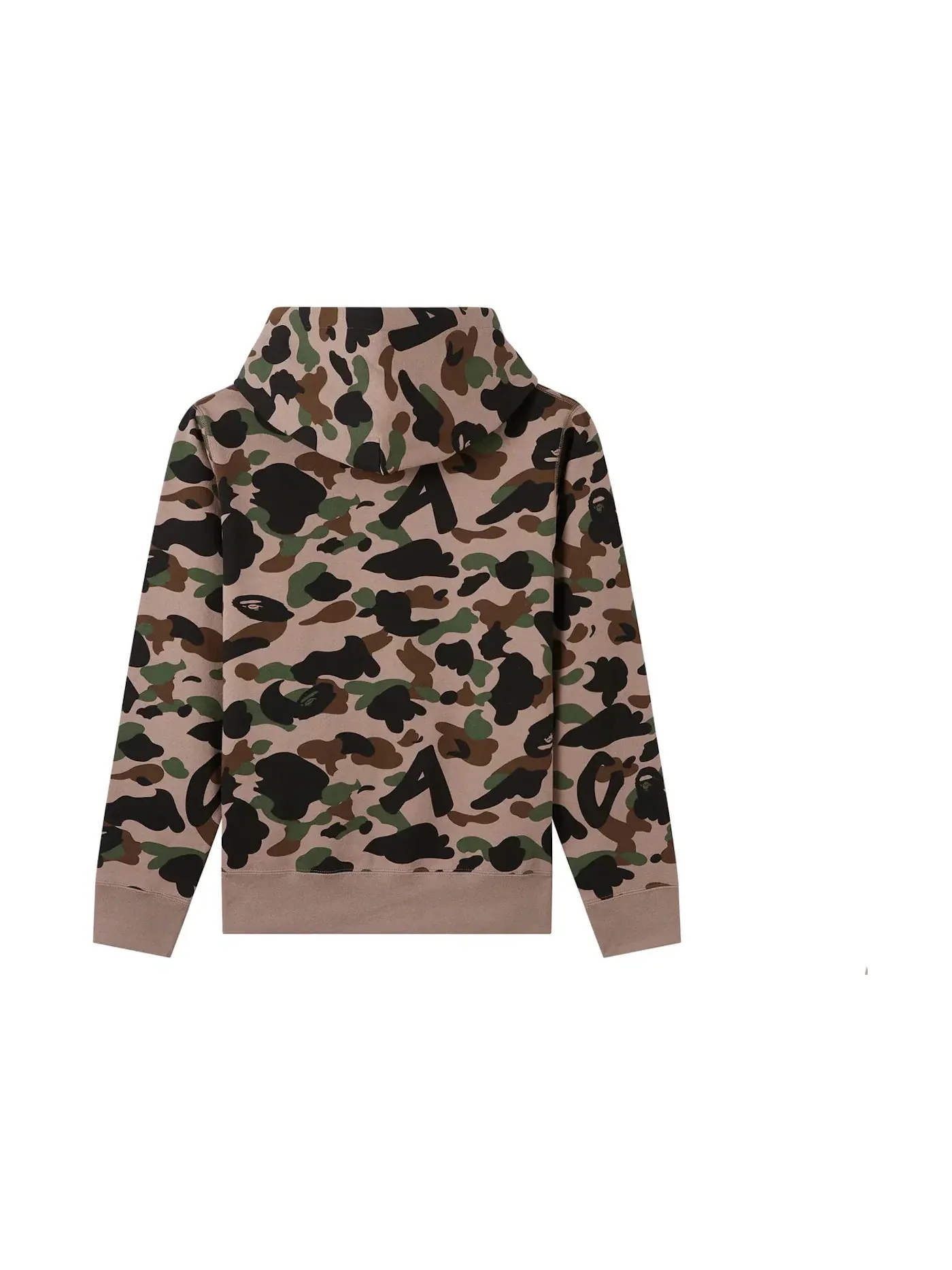 Унисекс худи Khaki Green BAPE x A.P.C Guthrie — изображение 2 из 2, хаки зеленый