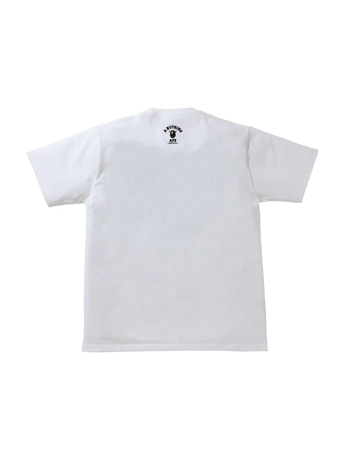 Мужская футболка с камуфляжным принтом BAPE x Bearbrick Camo Bear Busy Works Tee — изображение 2 из 2, белый черный