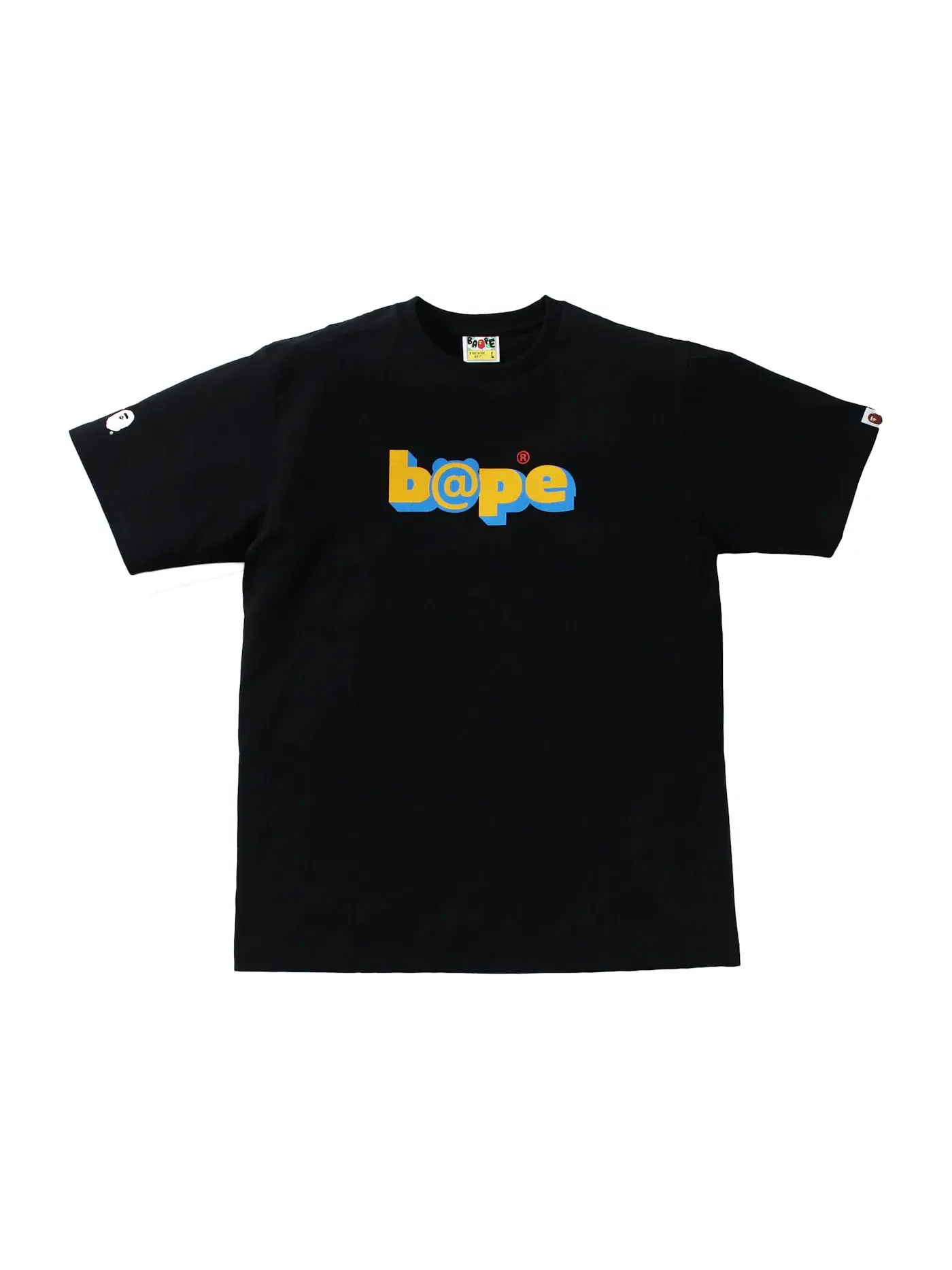 Мужская футболка с камуфляжным принтом BAPE Tee — изображение 1 из 2, черный