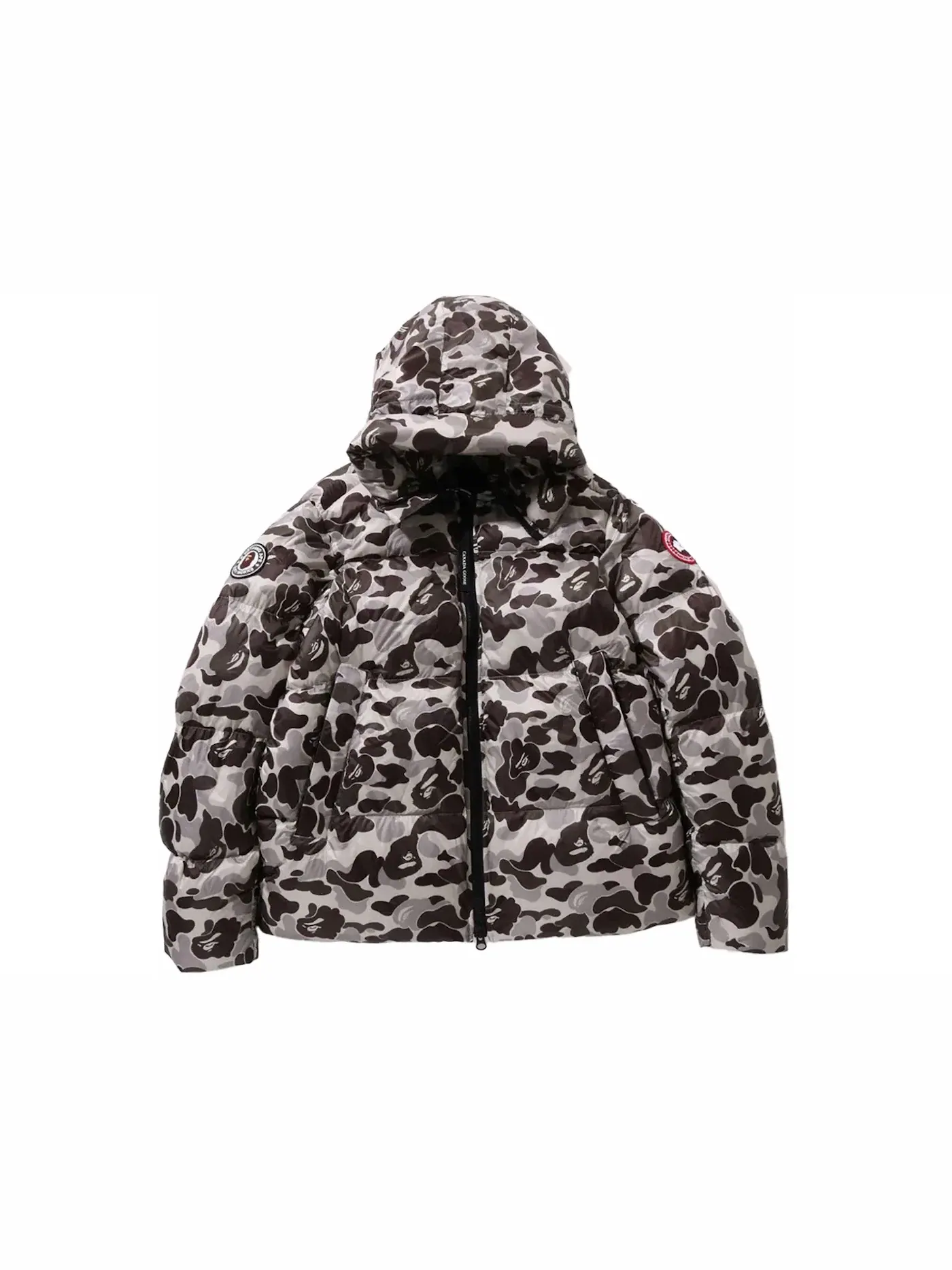 Мужская куртка-пуховик Crofton Puffer BAPE — изображение 1 из 3, серый