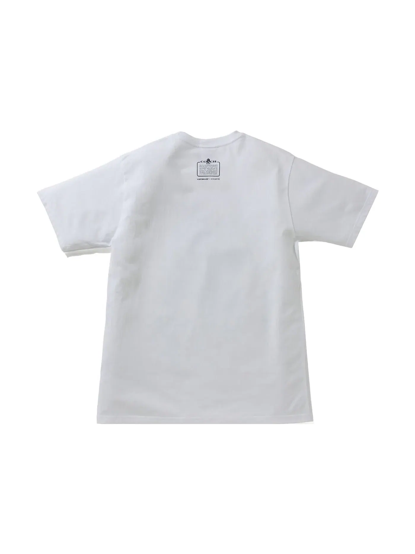 Мужская футболка с принтом BAPE x Coach College Tee BAPE — изображение 2 из 3, белый