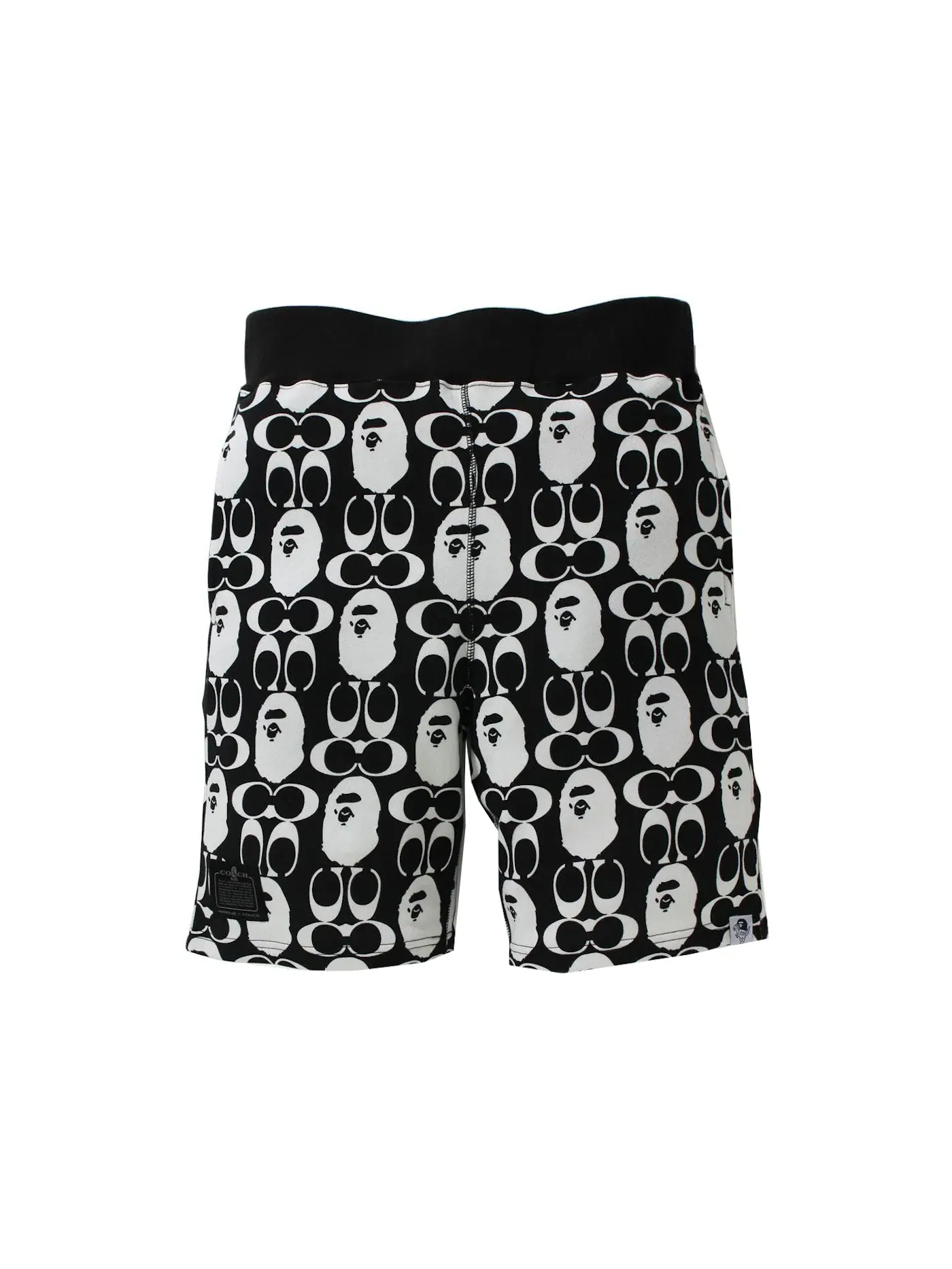 Мужские шорты с принтом BAPE x Coach Shorts BAPE — изображение 1 из 2, черный