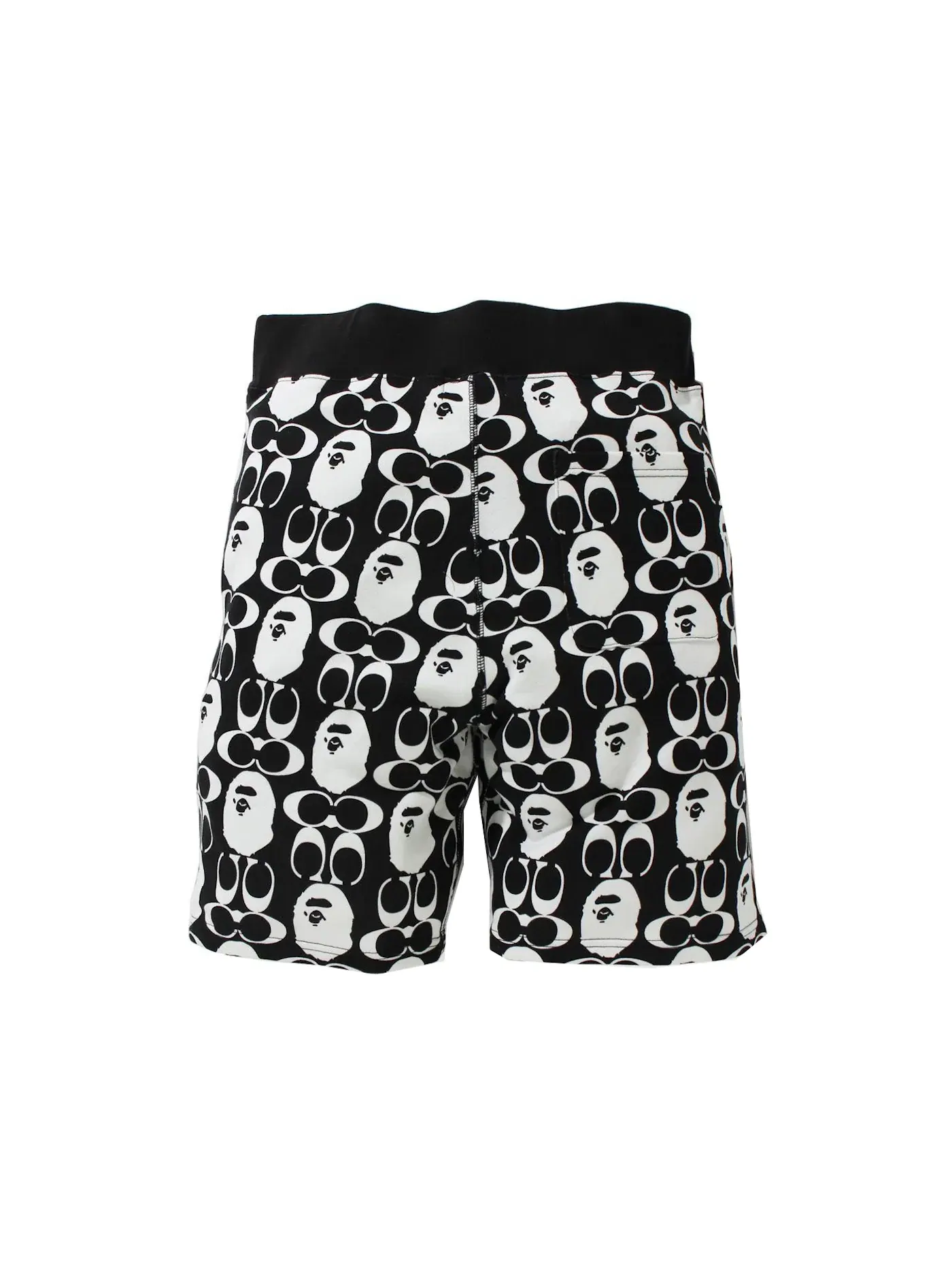 Мужские шорты с принтом BAPE x Coach Shorts BAPE — изображение 2 из 2, черный