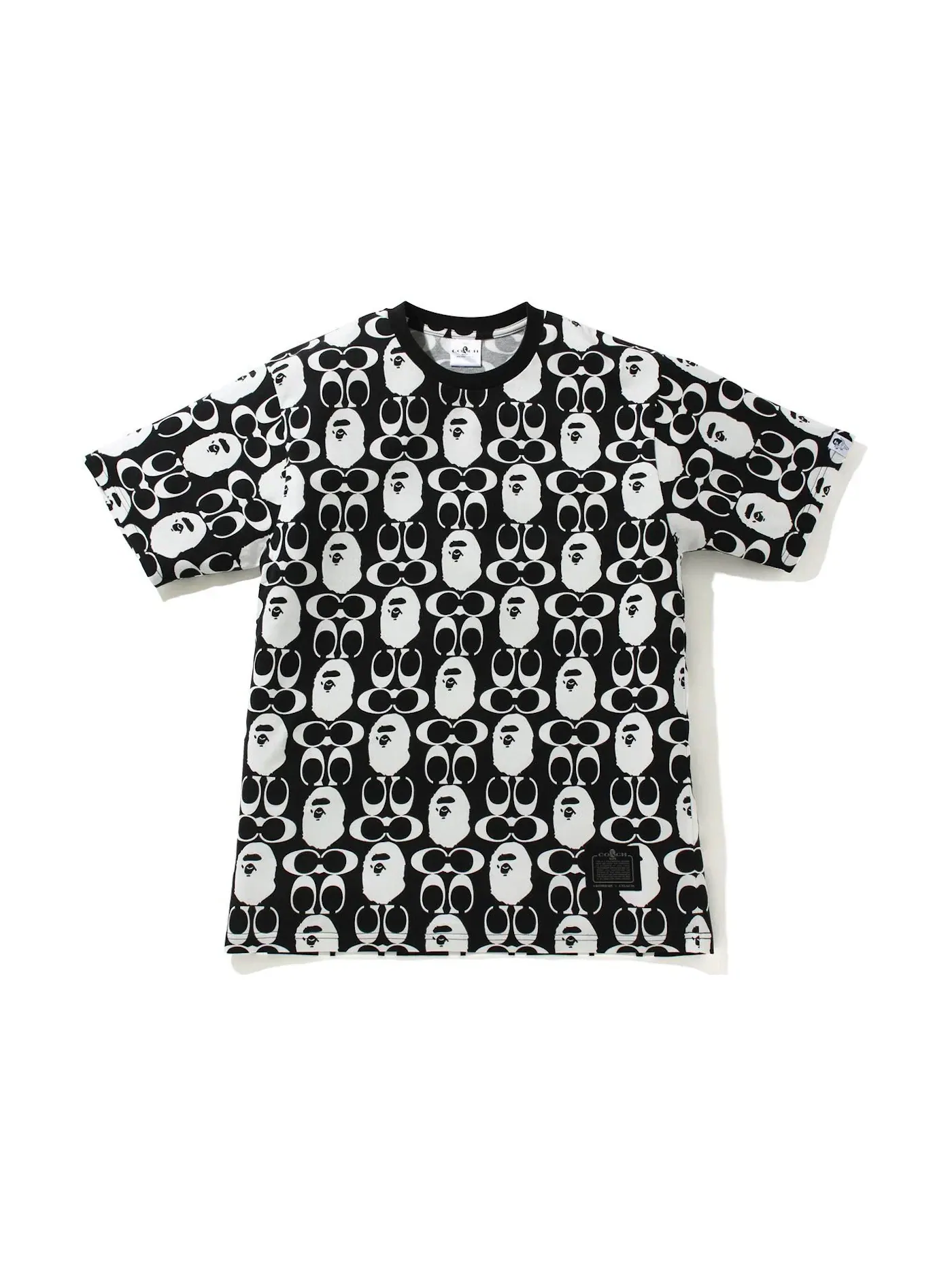 Мужская футболка BAPE x Coach Tee — изображение 1 из 3, черный