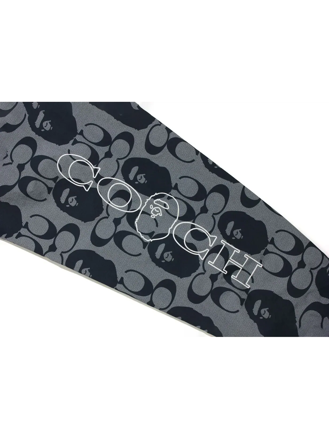 Мужская куртка-ветровка с принтом BAPE x Coach Windbreaker BAPE — изображение 3 из 3, темно-синий