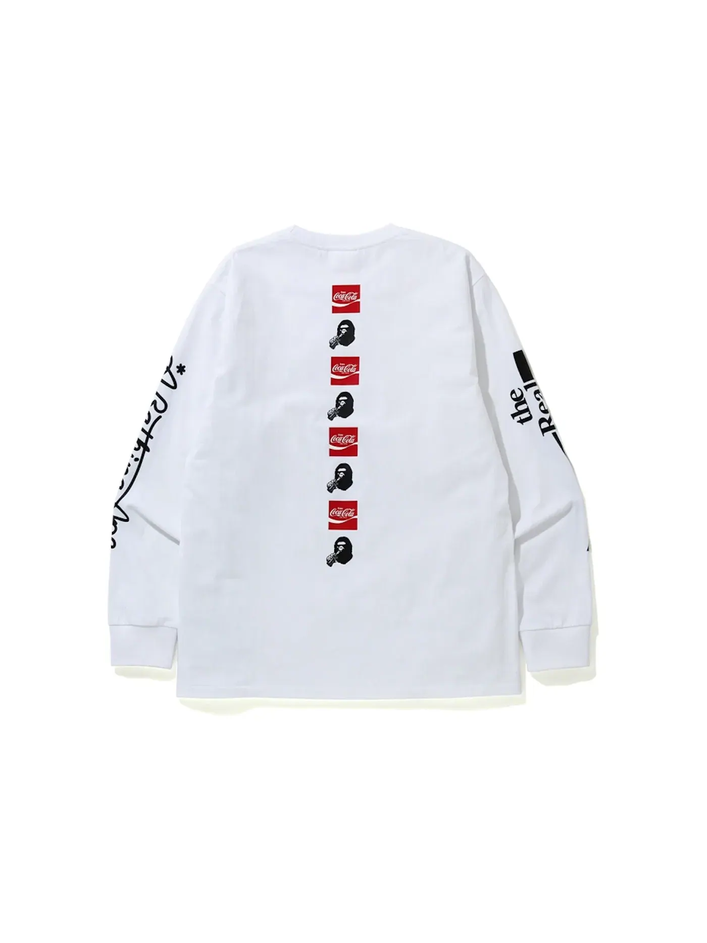 Мужская футболка с длинным рукавом BAPE x Coca Cola L/S Tee BAPE — изображение 2 из 2, белый