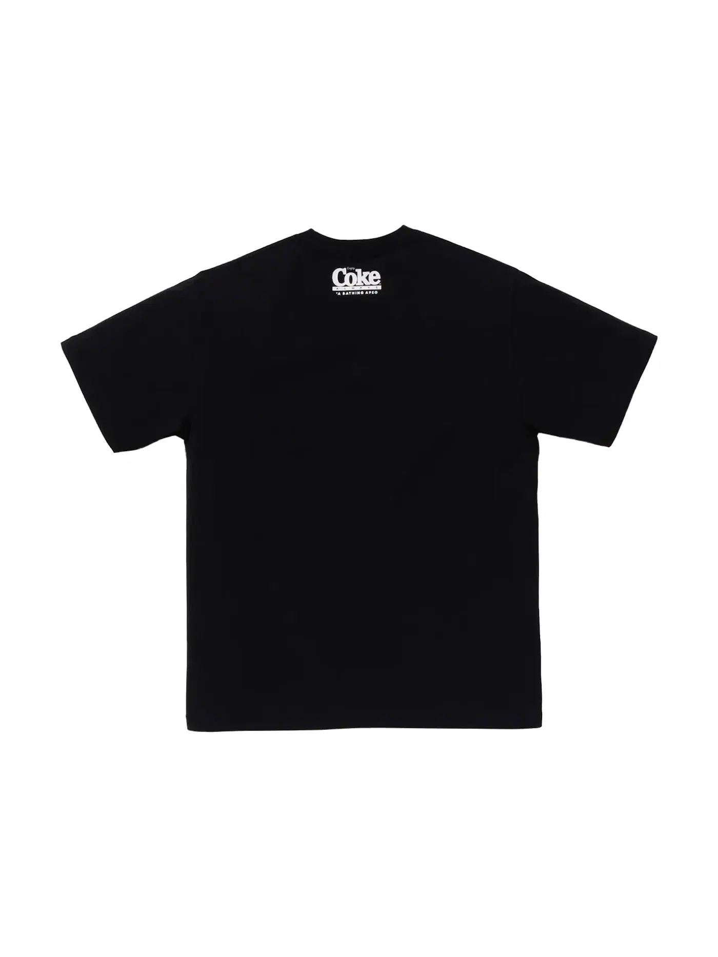 Мужская футболка с принтом BAPE x Coca-Cola Milo Tee BAPE — изображение 2 из 2, черный
