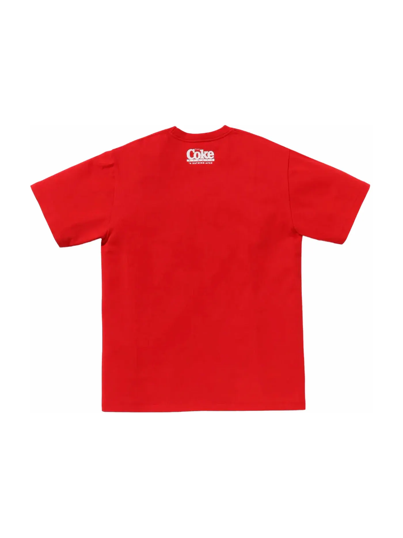 Мужская футболка с принтом BAPE x Coca-Cola Milo Tee BAPE — изображение 2 из 2, красный