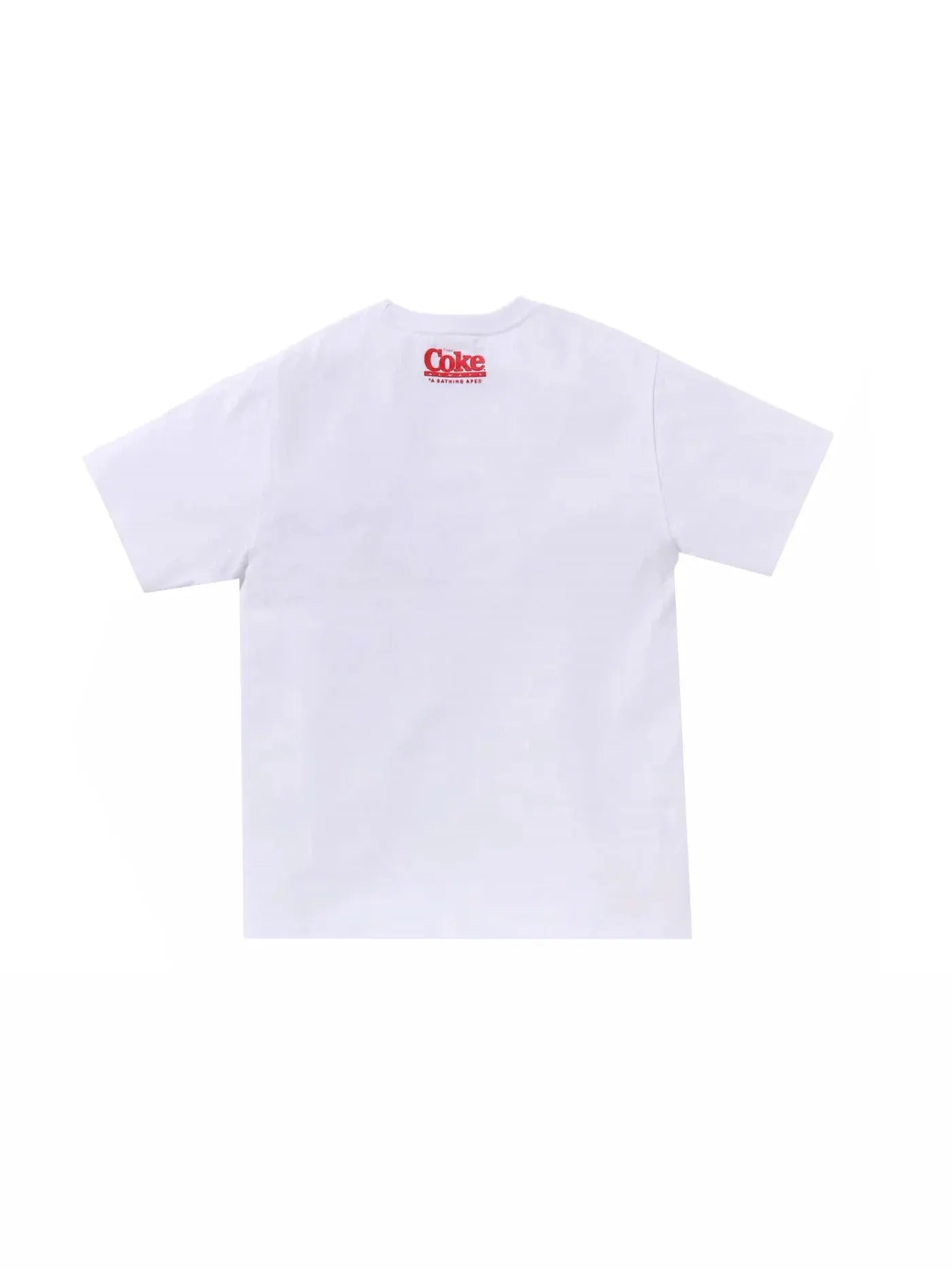 Мужская футболка с принтом BAPE x Coca-Cola Milo Tee BAPE — изображение 2 из 2, белый