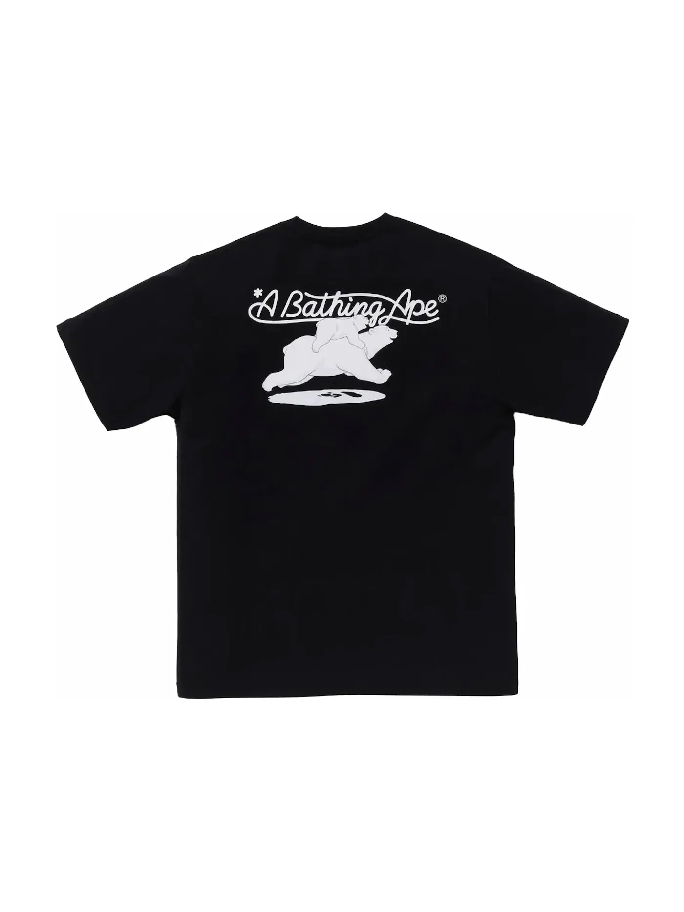 Мужская футболка с принтом BAPE x Coca-Cola Photo Ape Head BAPE — изображение 2 из 2, черный