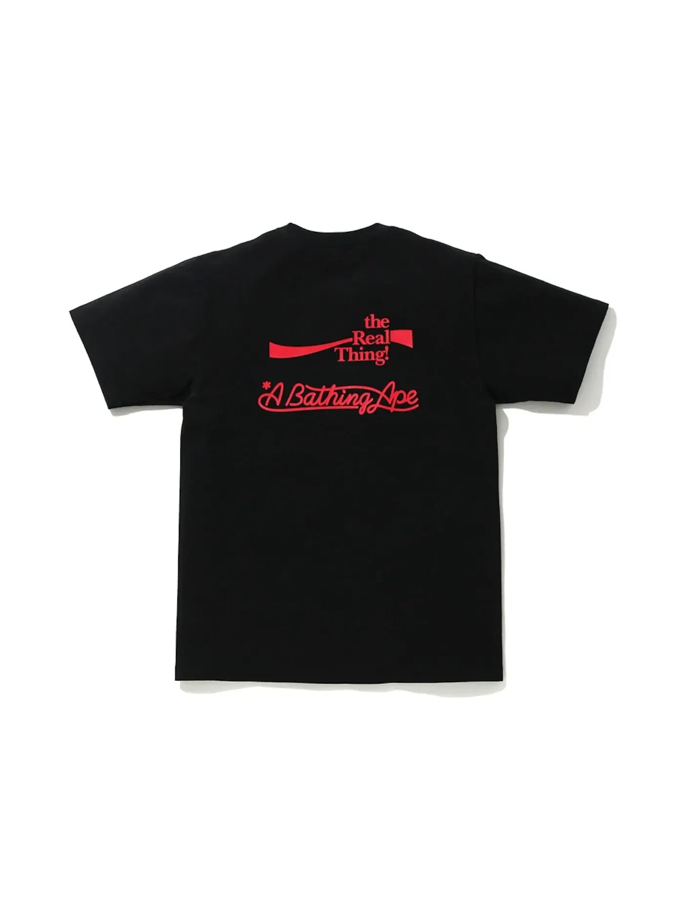 Мужская футболка с принтом BAPE x Coca Cola Tee BAPE — изображение 2 из 2, черный