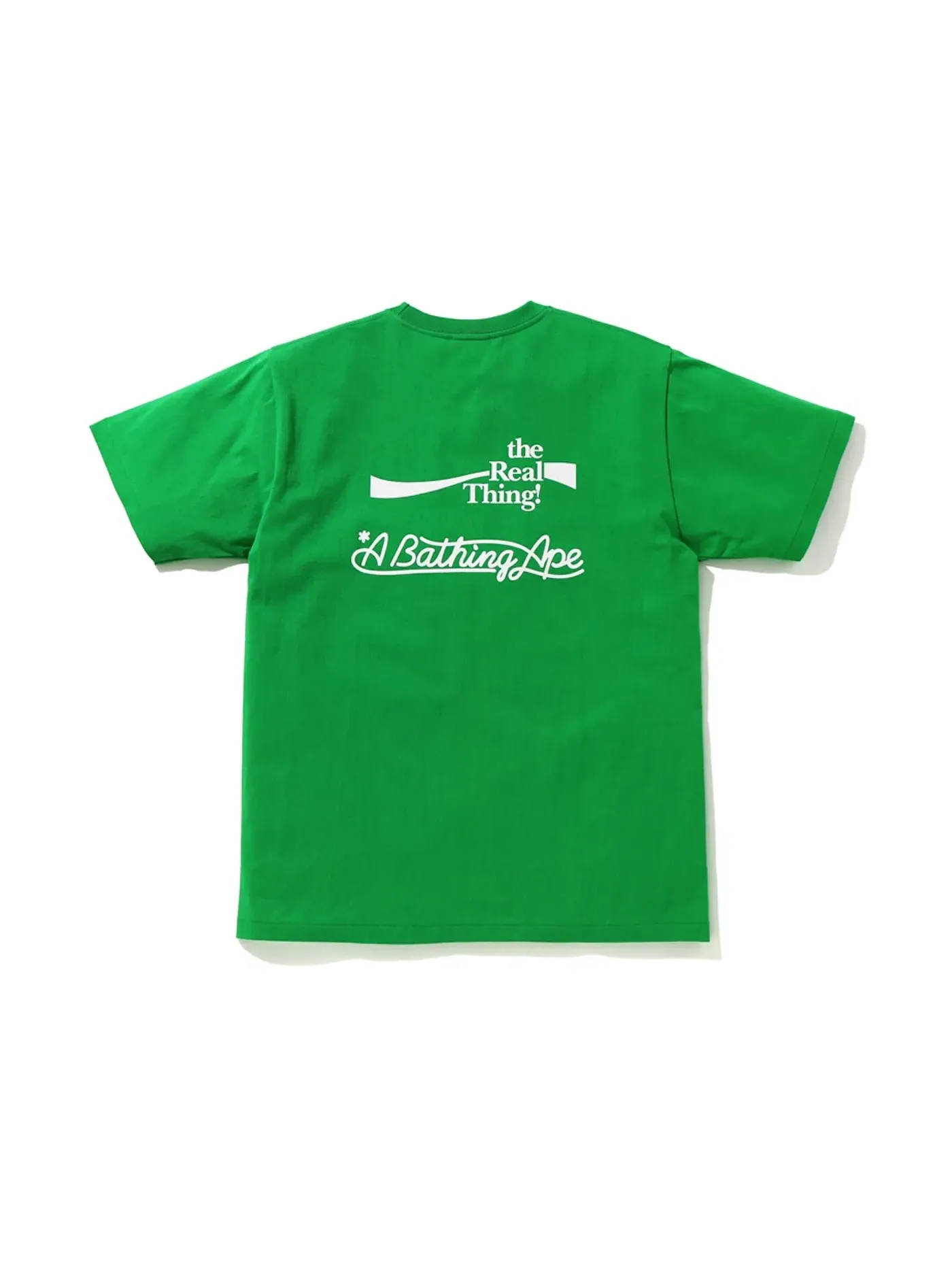 Мужская футболка с принтом BAPE x Coca Cola Tee BAPE — изображение 1 из 1, зеленый