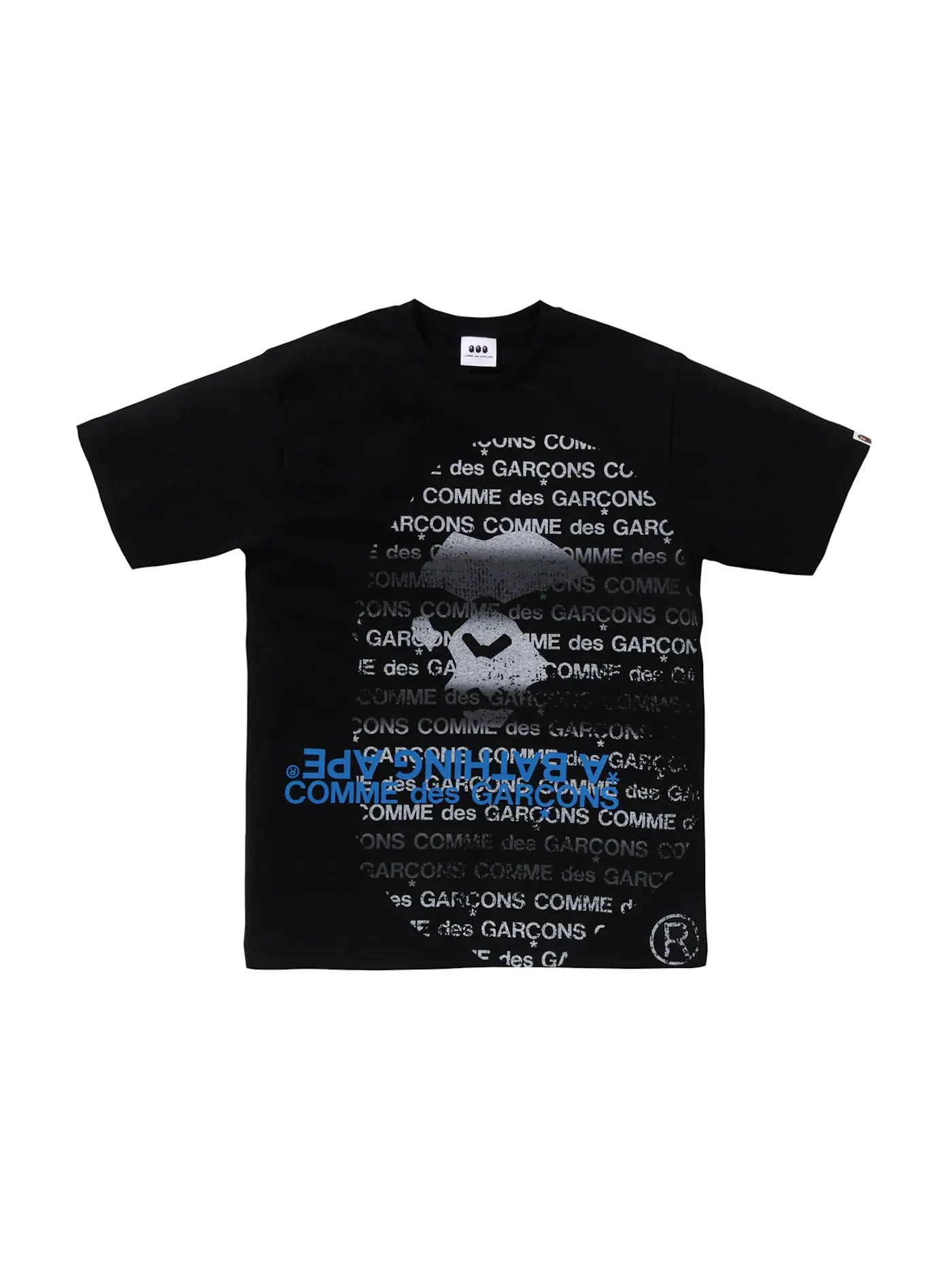 Мужская футболка BAPE x Comme des Garcons Osaka II Tee BAPE — изображение 1 из 1, черный