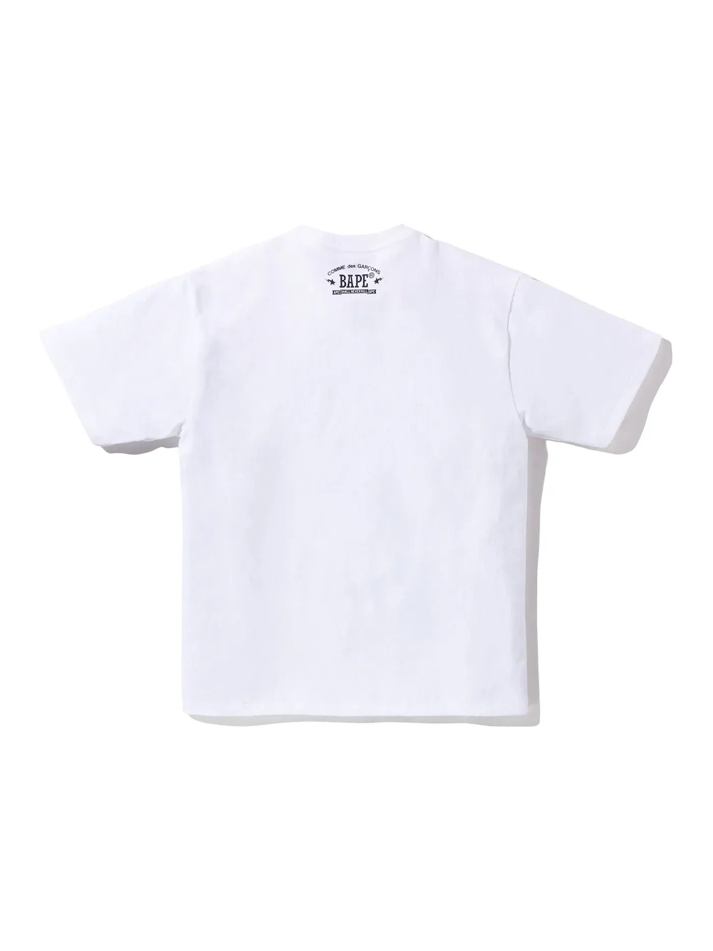 Мужская футболка с принтом BAPE x Comme des Garcons Osaka BAPE — изображение 2 из 2, белый темно-синий