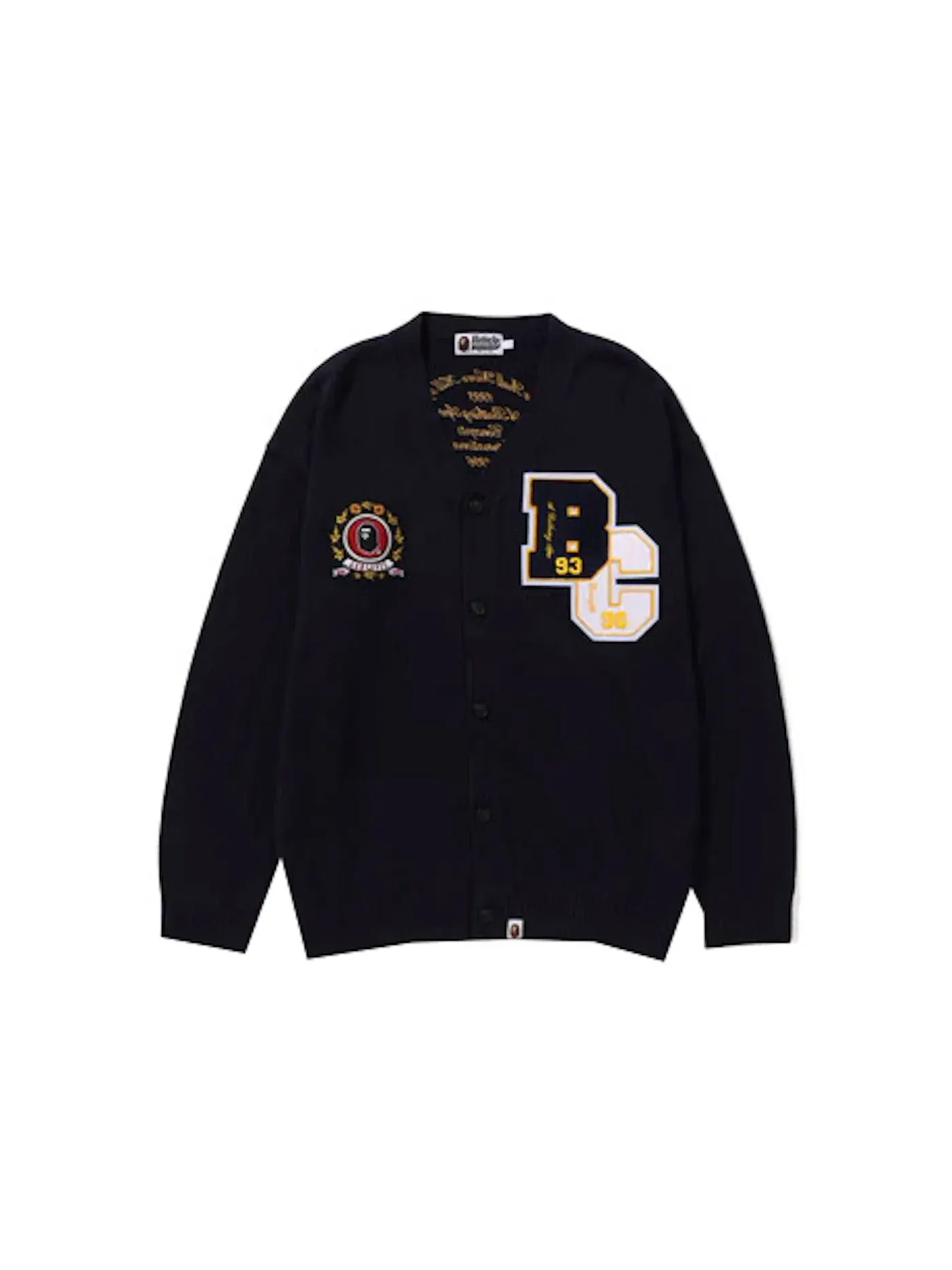 Мужской кардиган с принтом BAPE x Concepts Cardigan BAPE — изображение 1 из 2, темно-синий