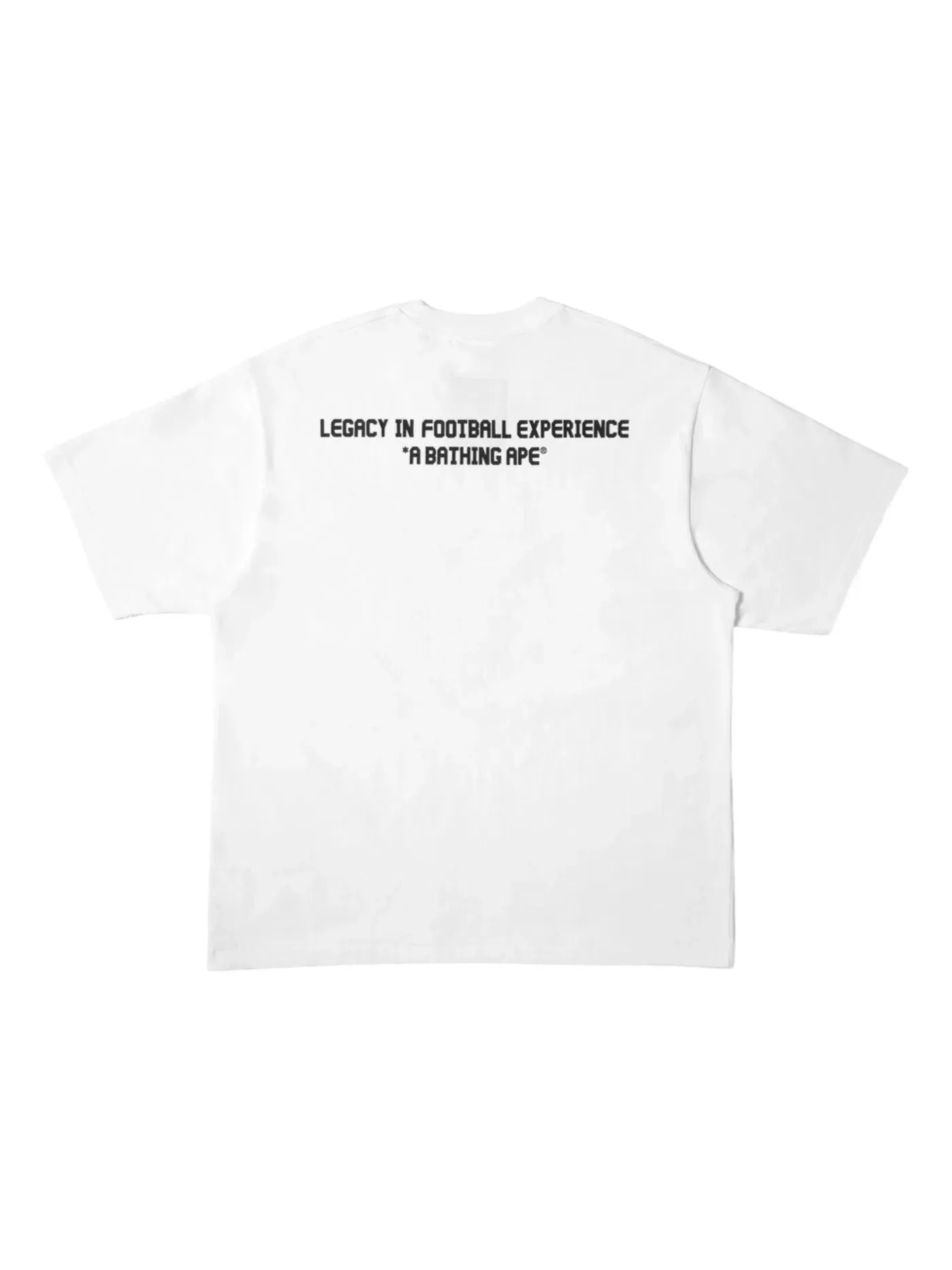 Мужская футболка с принтом BAPE x CR7Life Big Ape Head Reflection Camo Tee BAPE — изображение 2 из 2, белый