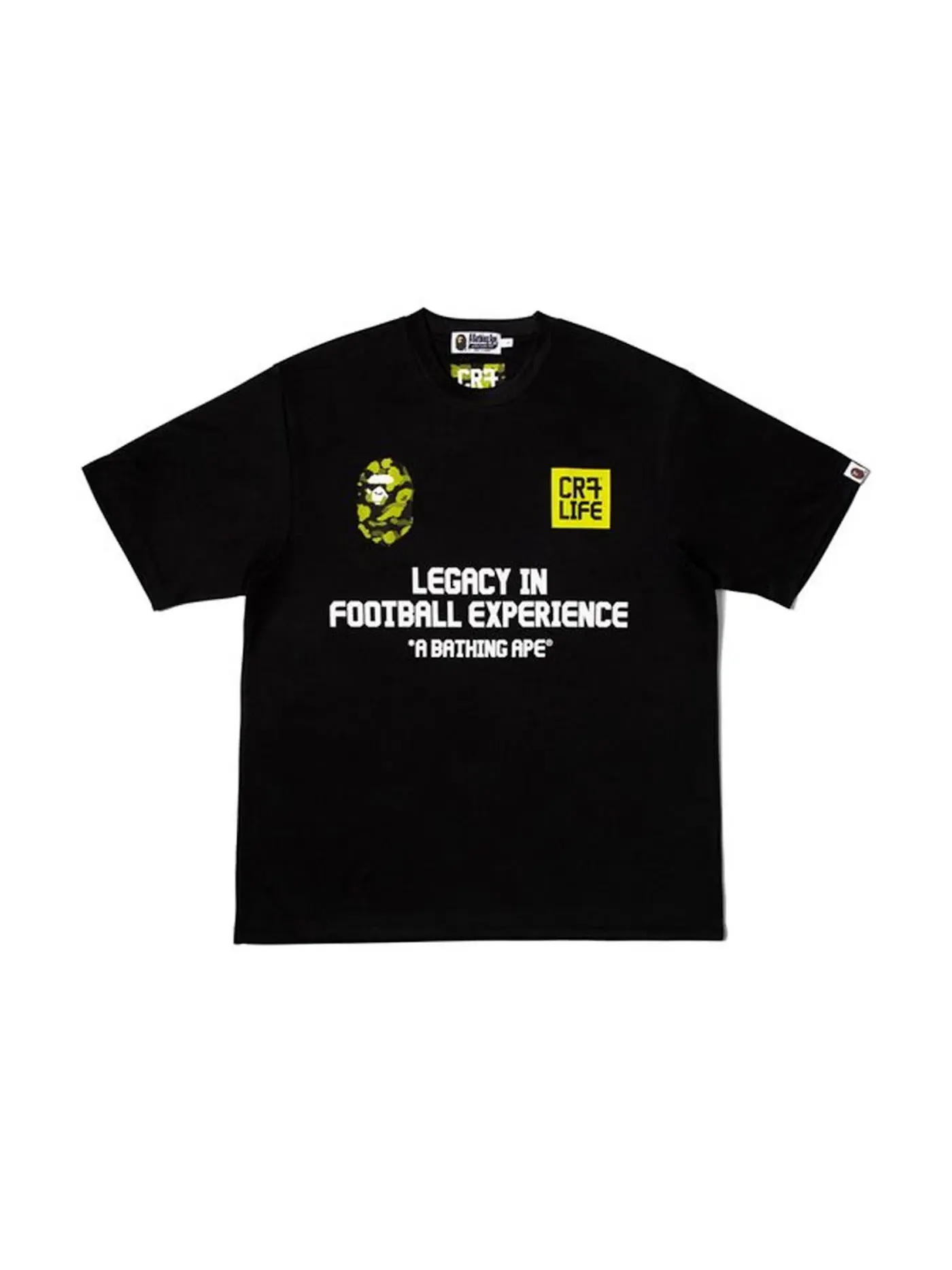 Мужская футболка с принтом T-shirt BAPE — изображение 1 из 2, черный