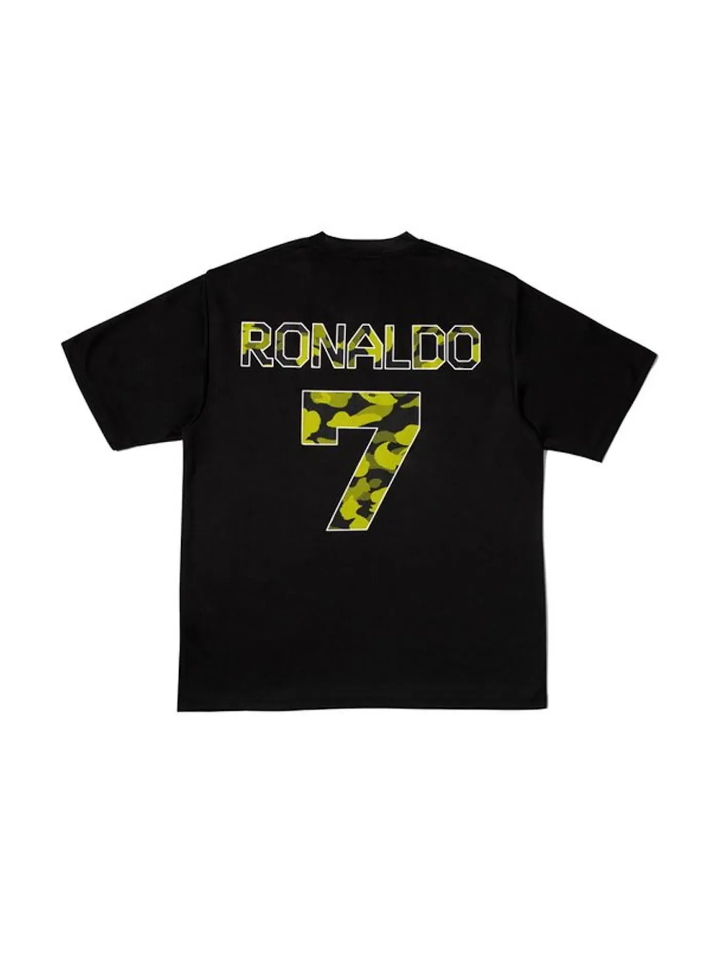 Мужская футболка с принтом T-shirt BAPE — изображение 2 из 2, черный