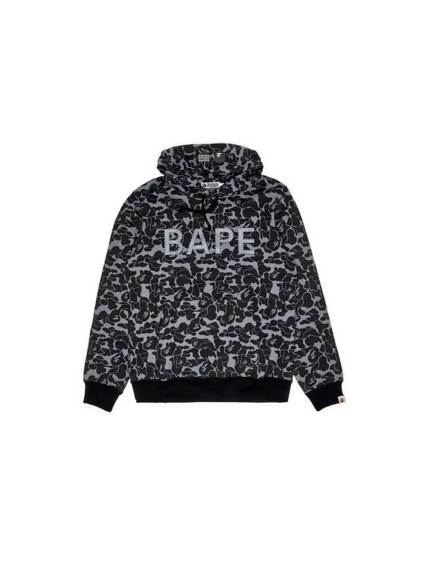 Мужской пуловер с камуфляжным принтом BAPE — изображение 1 из 1, черный