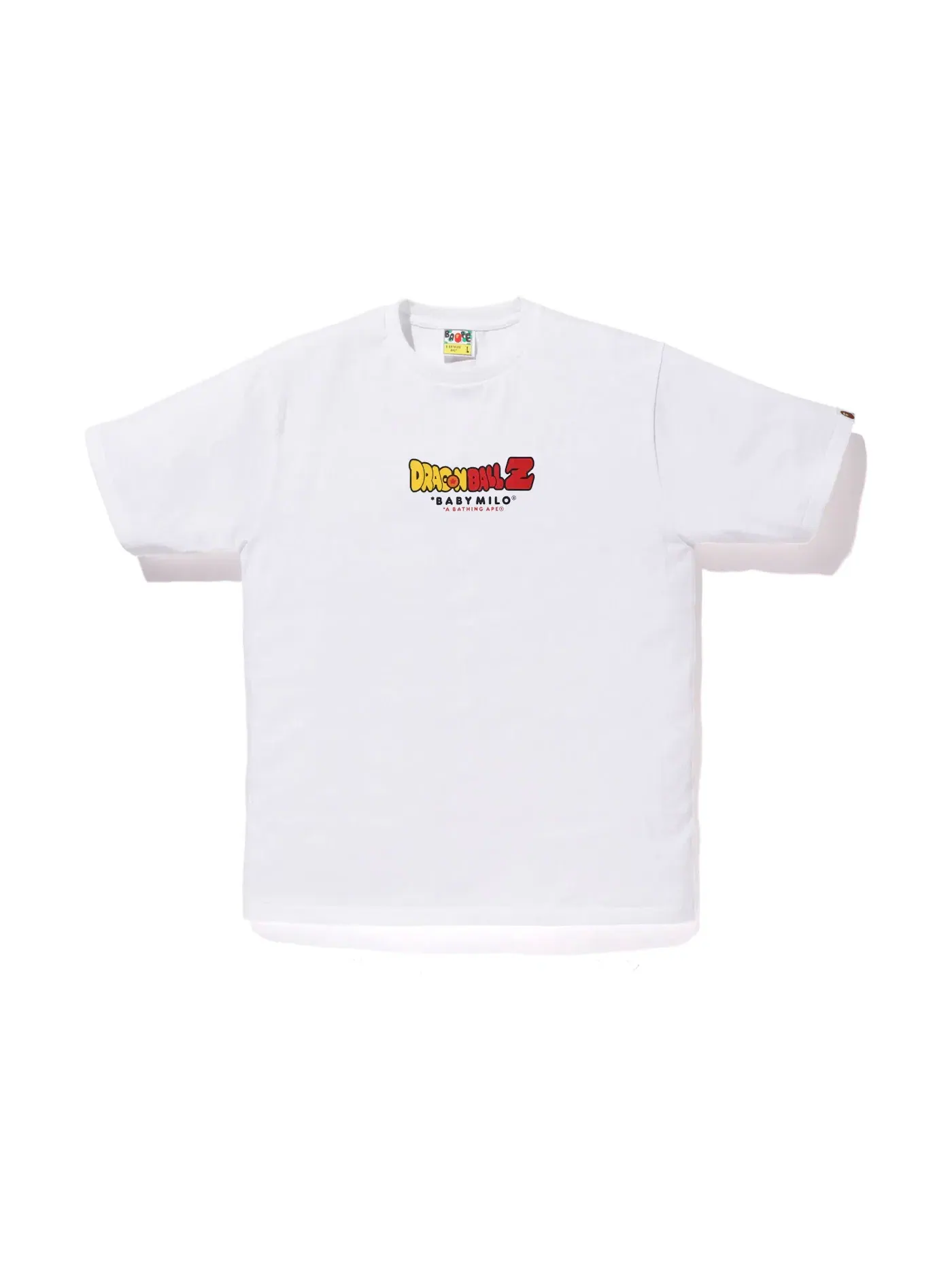 Мужская футболка с принтом BAPE x Dragon Ball Z Ape Head Tee BAPE — изображение 2 из 2, белый