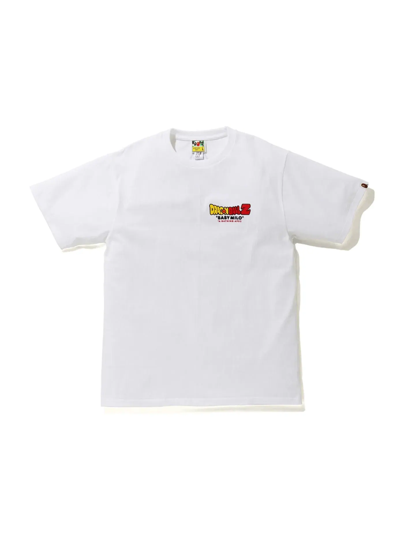 Мужская футболка с принтом BAPE x Dragon Ball Z Baby Milo Asnka Tee BAPE — изображение 1 из 2, белый