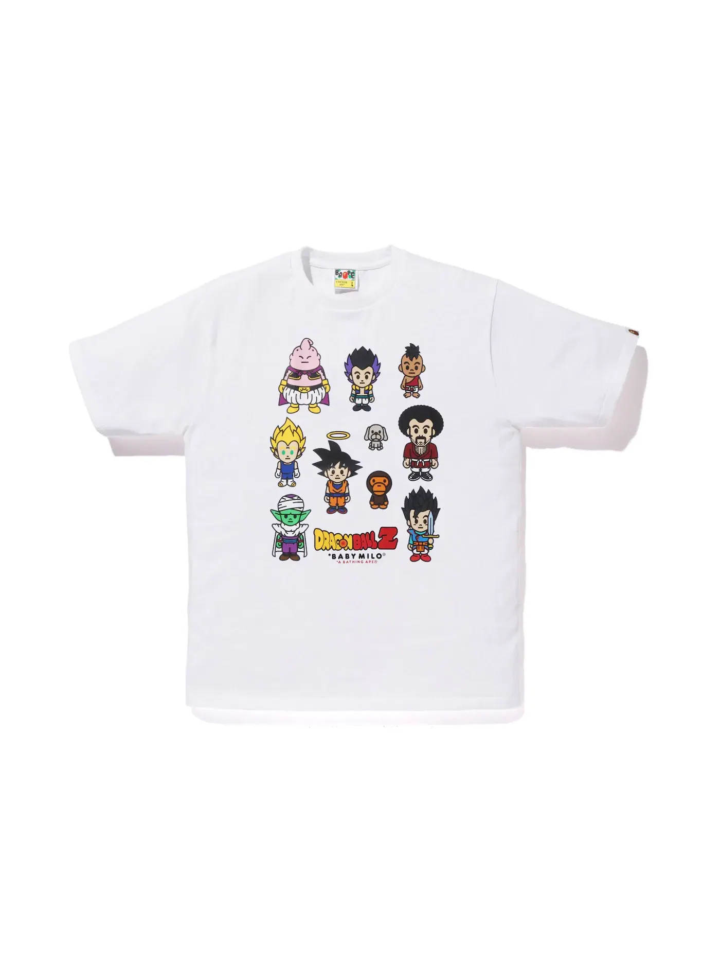 Мужская футболка с принтом BAPE x Dragon Ball Z Baby Milo Tee — изображение 1 из 2, белый