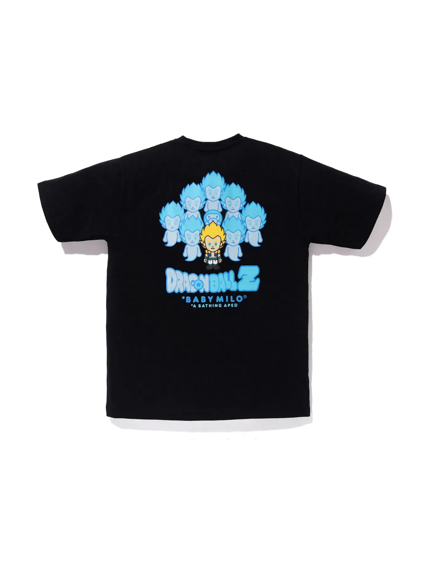 Мужская футболка с принтом Gotenks Baby Milo Tee BAPE — изображение 2 из 2, черный