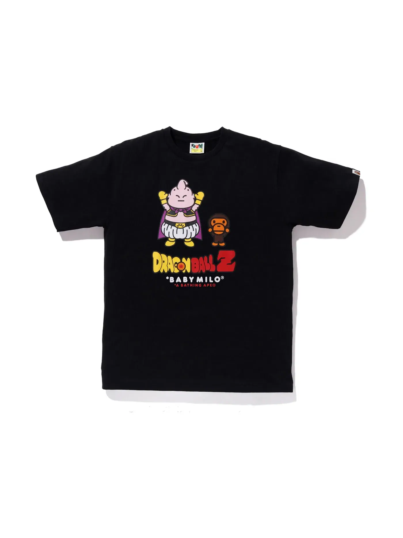 Мужская футболка с принтом BAPE x Dragon Ball Z Majin Buu Baby Milo Tee BAPE — изображение 1 из 2, черный